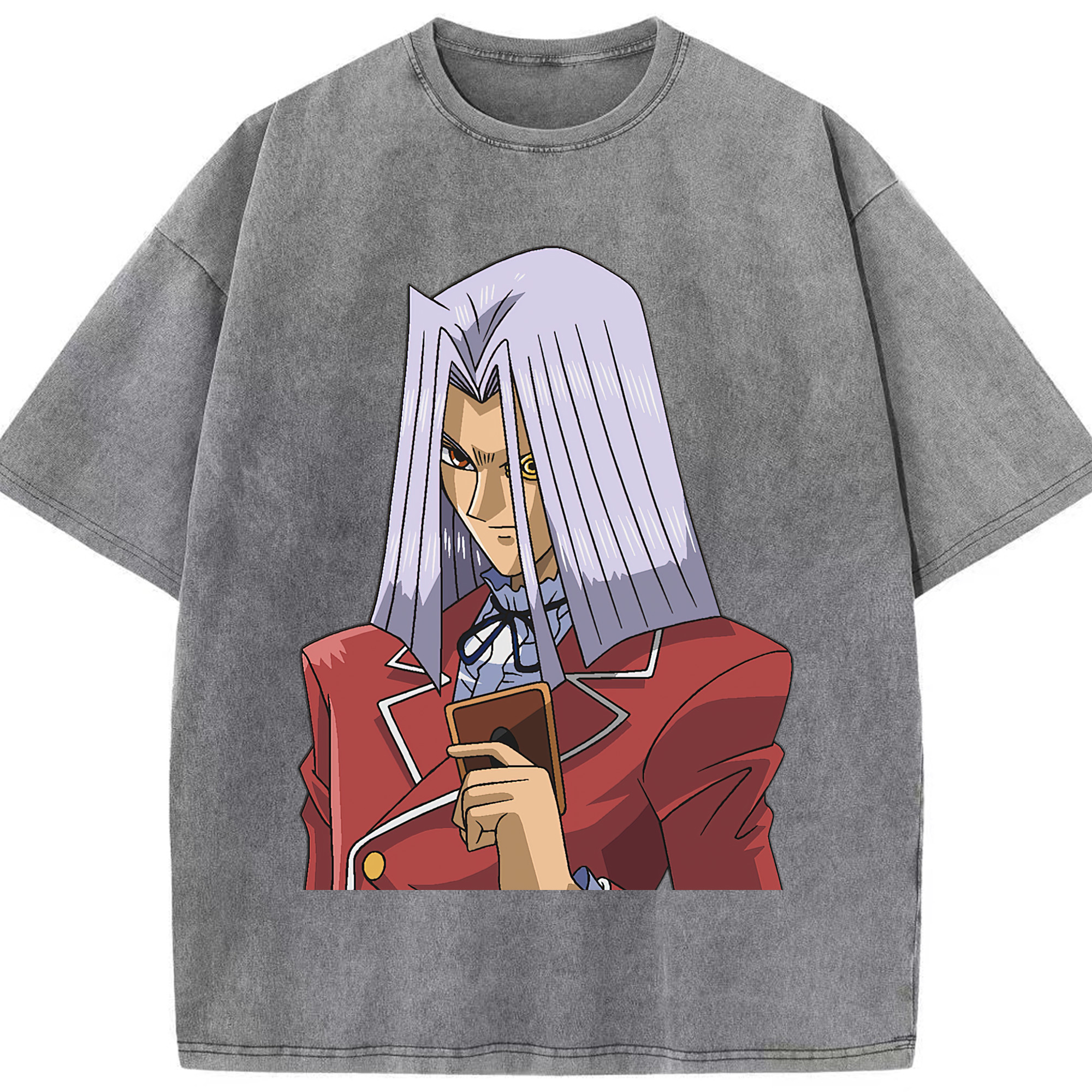 （画像用） 遊☆戯☆王 Yu-Gi-Oh! 綿100% ヴィンテージ風 半袖Tシャツ（フロントプリント）