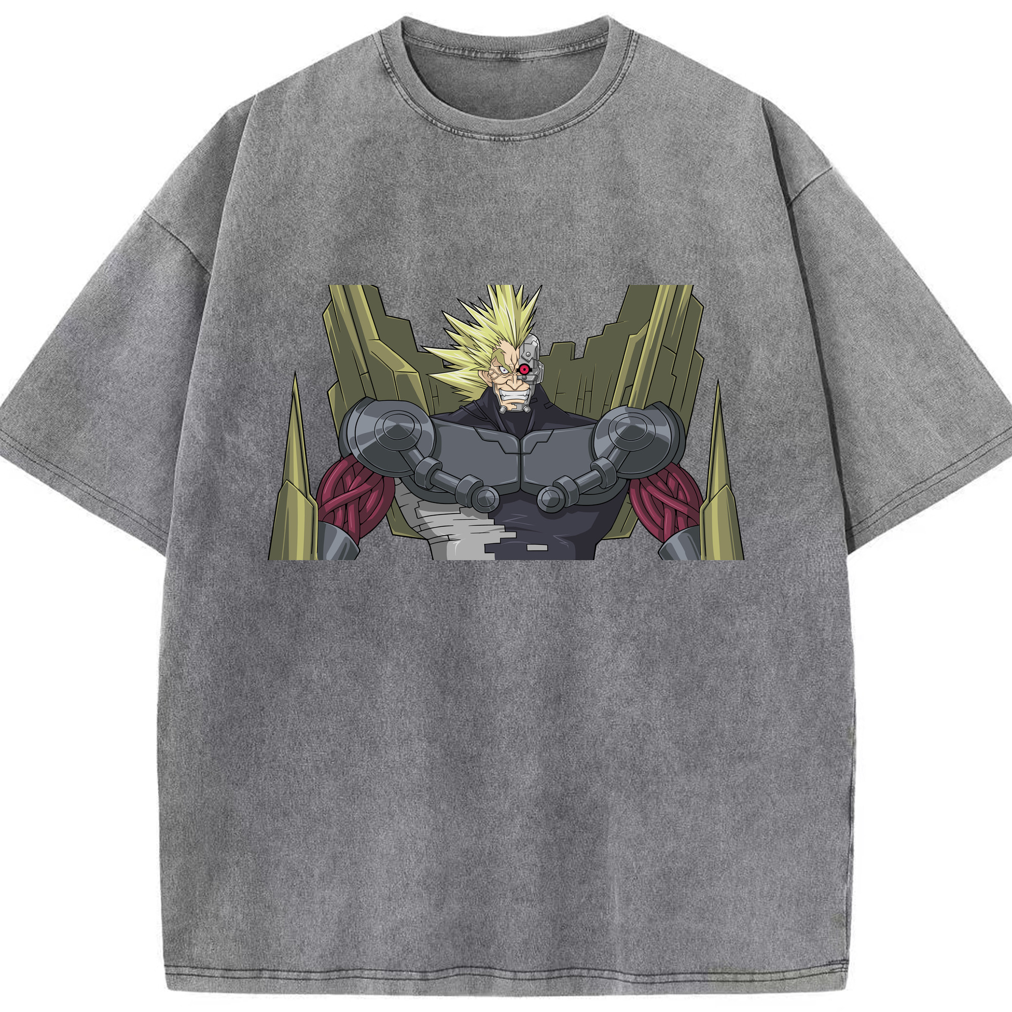 （画像用） 遊☆戯☆王 Yu-Gi-Oh! 綿100% ヴィンテージ風 半袖Tシャツ（フロントプリント）