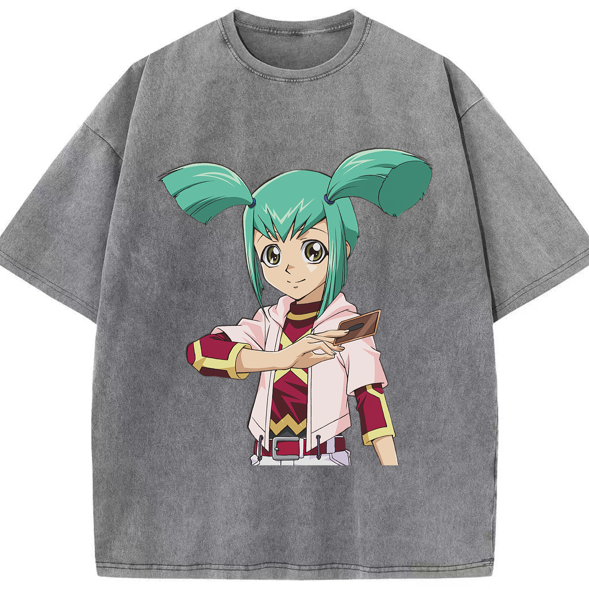 （画像用） 遊☆戯☆王 Yu-Gi-Oh! 綿100% ヴィンテージ風 半袖Tシャツ（フロントプリント）