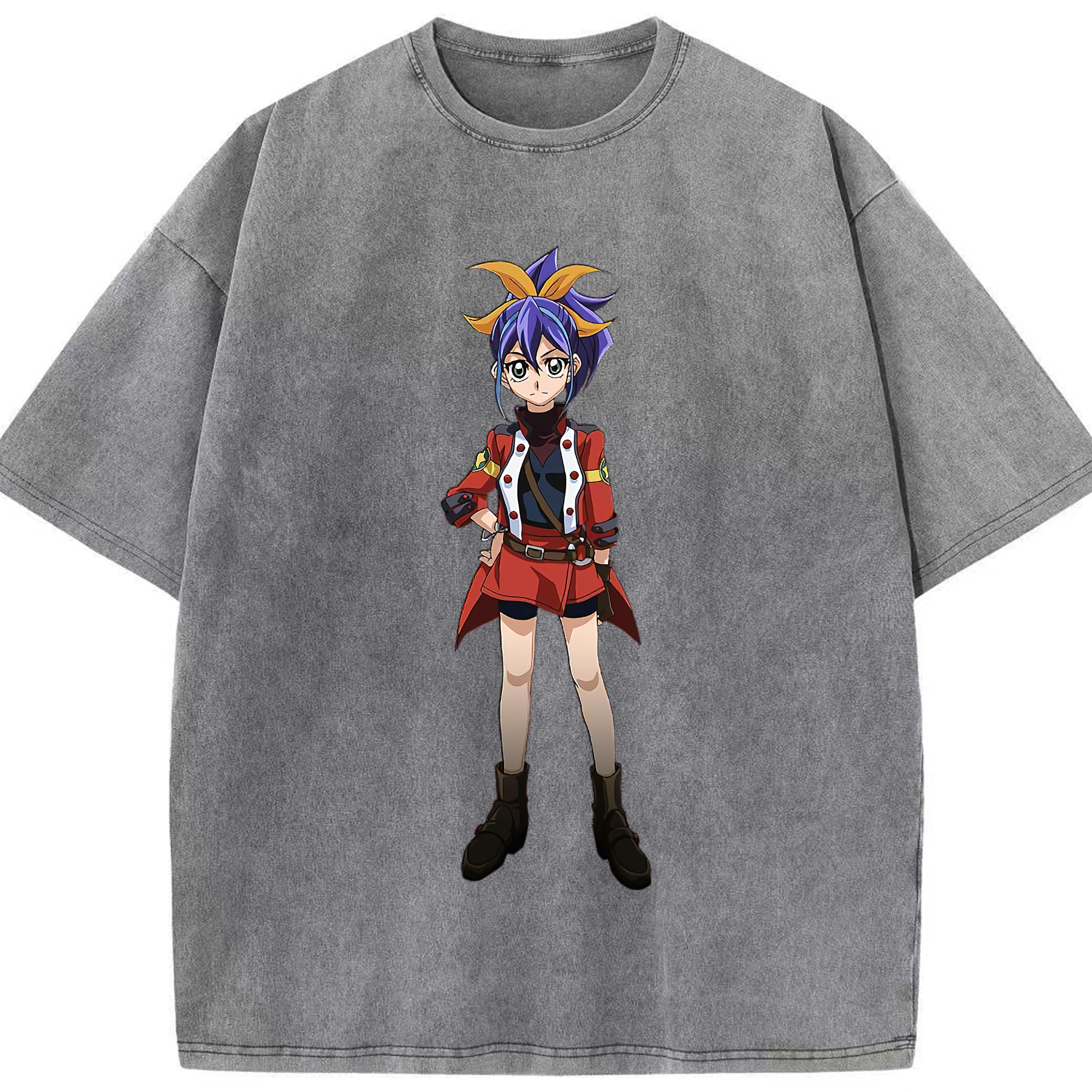 （画像用） 遊☆戯☆王 Yu-Gi-Oh! 綿100% ヴィンテージ風 半袖Tシャツ（フロントプリント）
