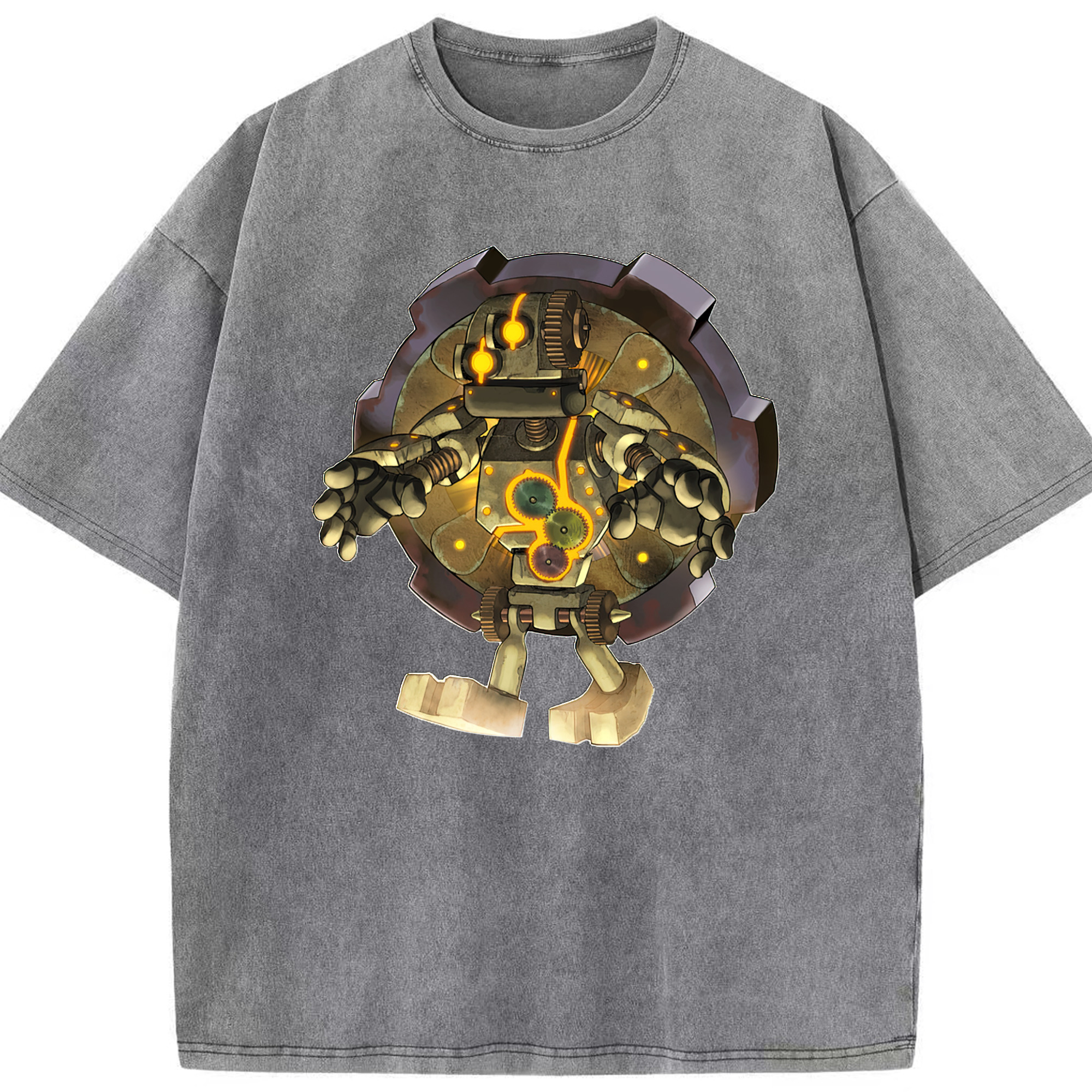 （画像用） 遊☆戯☆王 Yu-Gi-Oh! 綿100% ヴィンテージ風 半袖Tシャツ（フロントプリント）