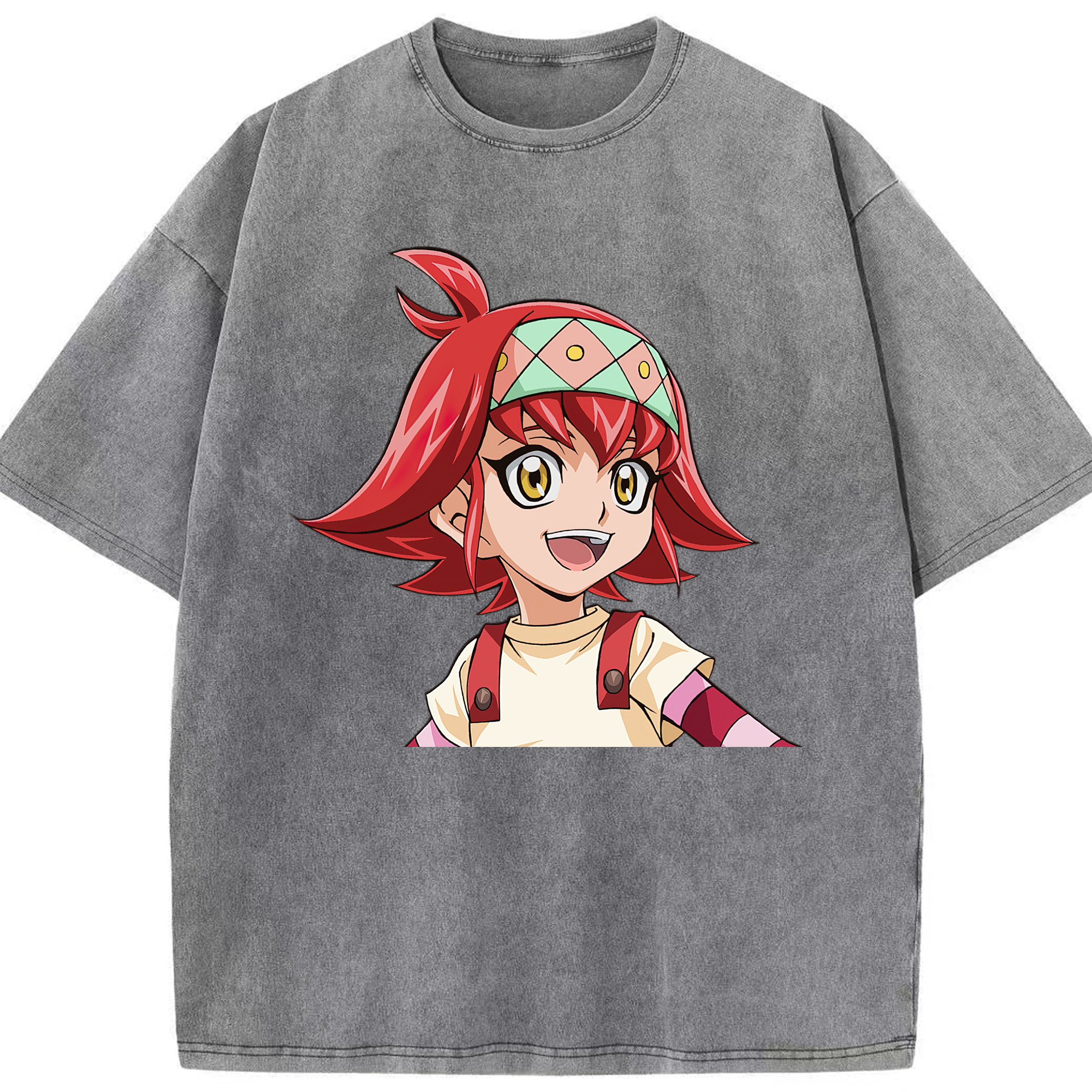（画像用） 遊☆戯☆王 Yu-Gi-Oh! 綿100% ヴィンテージ風 半袖Tシャツ（フロントプリント）