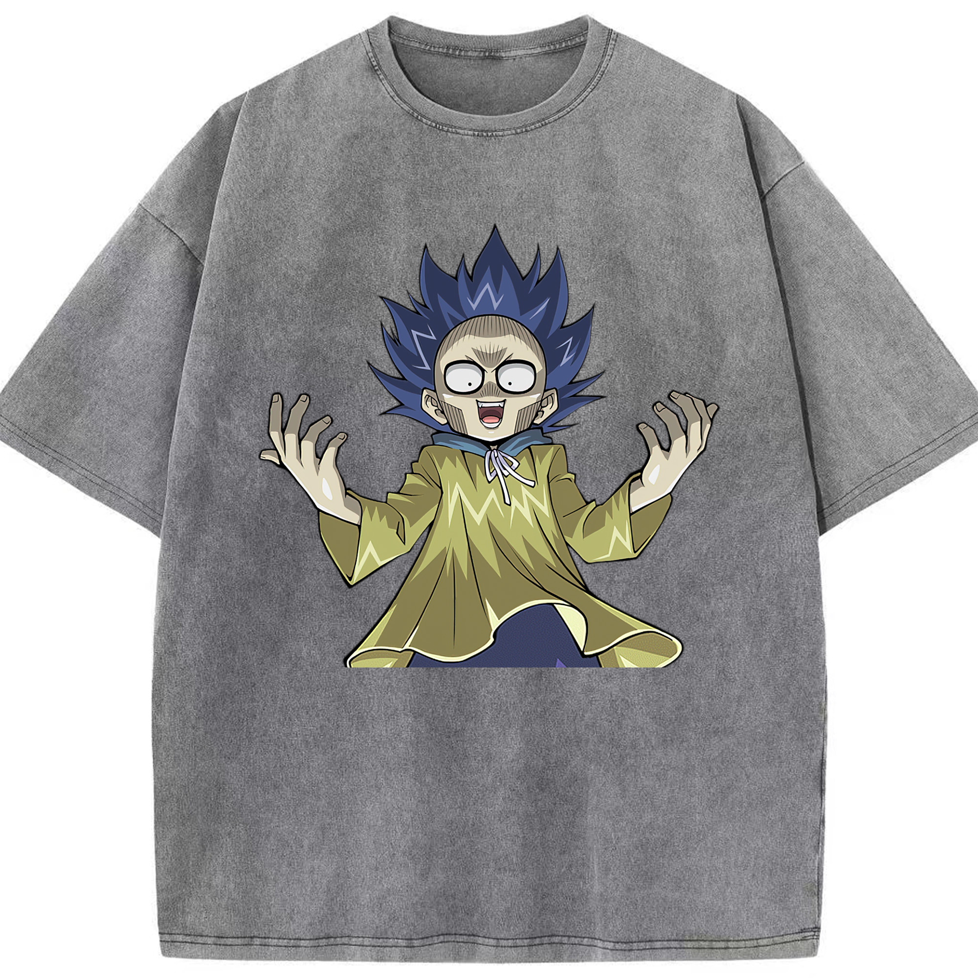 （画像用） 遊☆戯☆王 Yu-Gi-Oh! 綿100% ヴィンテージ風 半袖Tシャツ（フロントプリント）