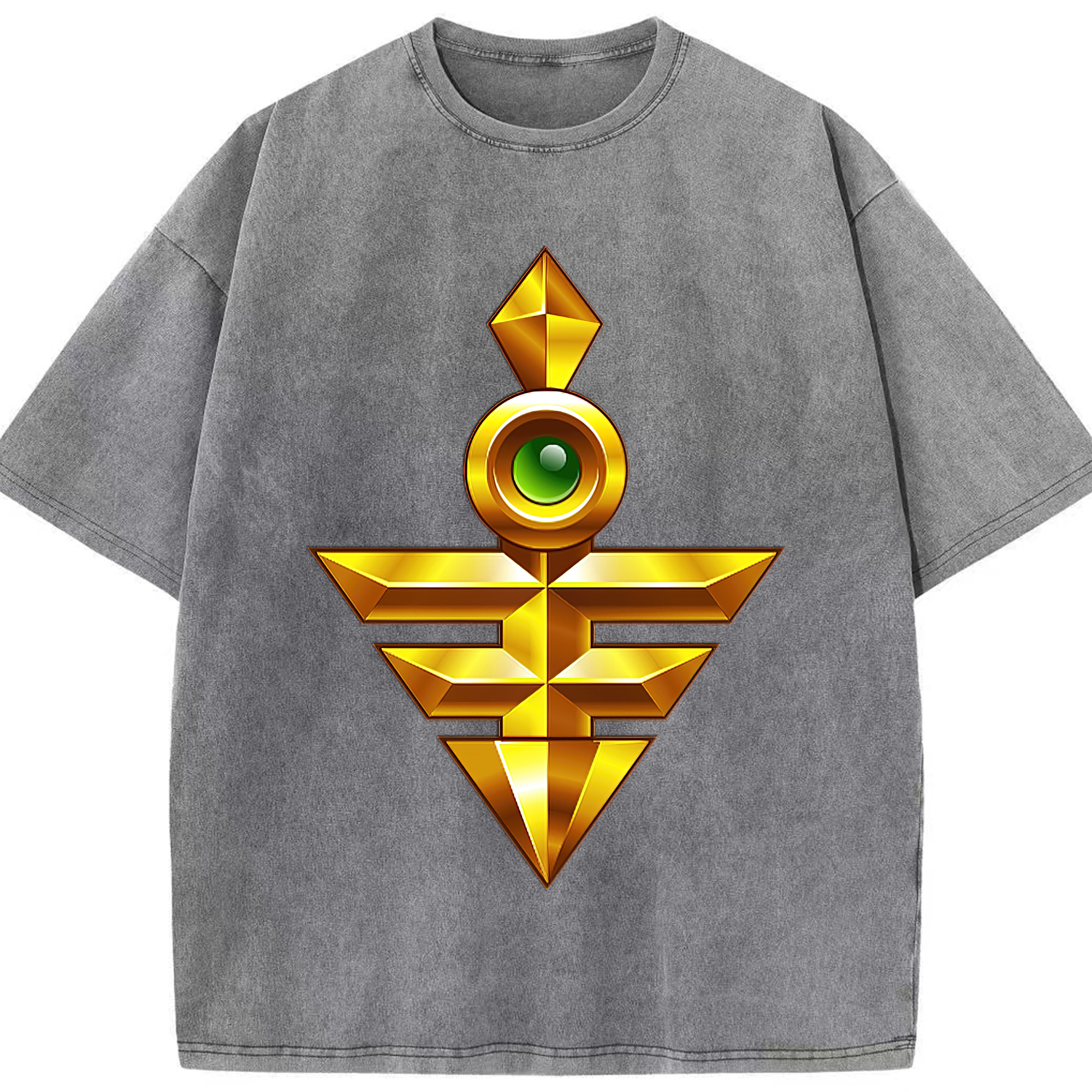 （画像用） 遊☆戯☆王 Yu-Gi-Oh! 綿100% ヴィンテージ風 半袖Tシャツ（フロントプリント）
