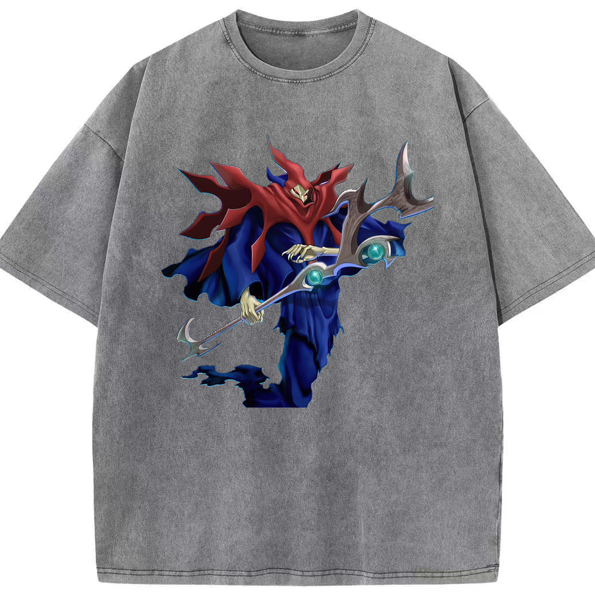 （画像用） 遊☆戯☆王 Yu-Gi-Oh! 綿100% ヴィンテージ風 半袖Tシャツ（フロントプリント）