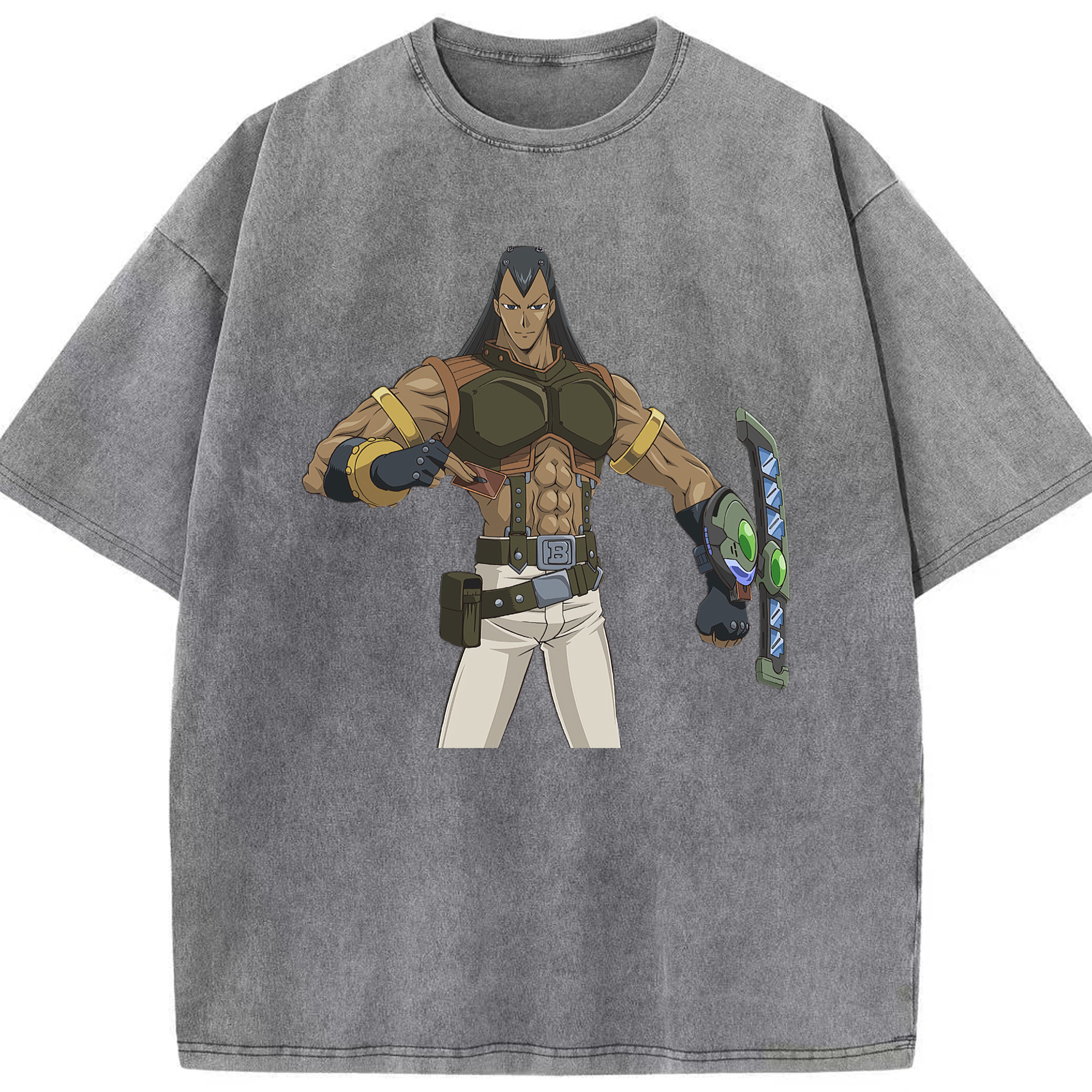 （画像用） 遊☆戯☆王 Yu-Gi-Oh! 綿100% ヴィンテージ風 半袖Tシャツ（フロントプリント）