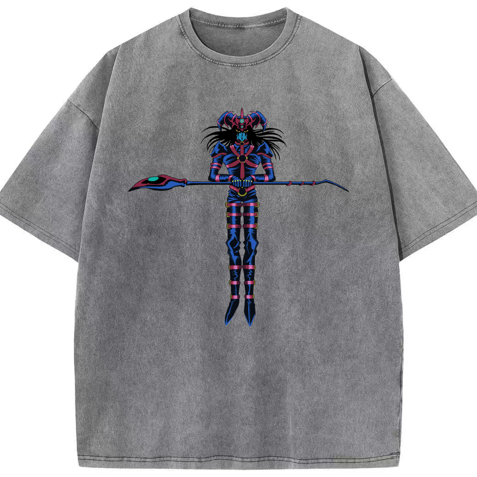 （画像用） 遊☆戯☆王 Yu-Gi-Oh! 綿100% ヴィンテージ風 半袖Tシャツ（フロントプリント）