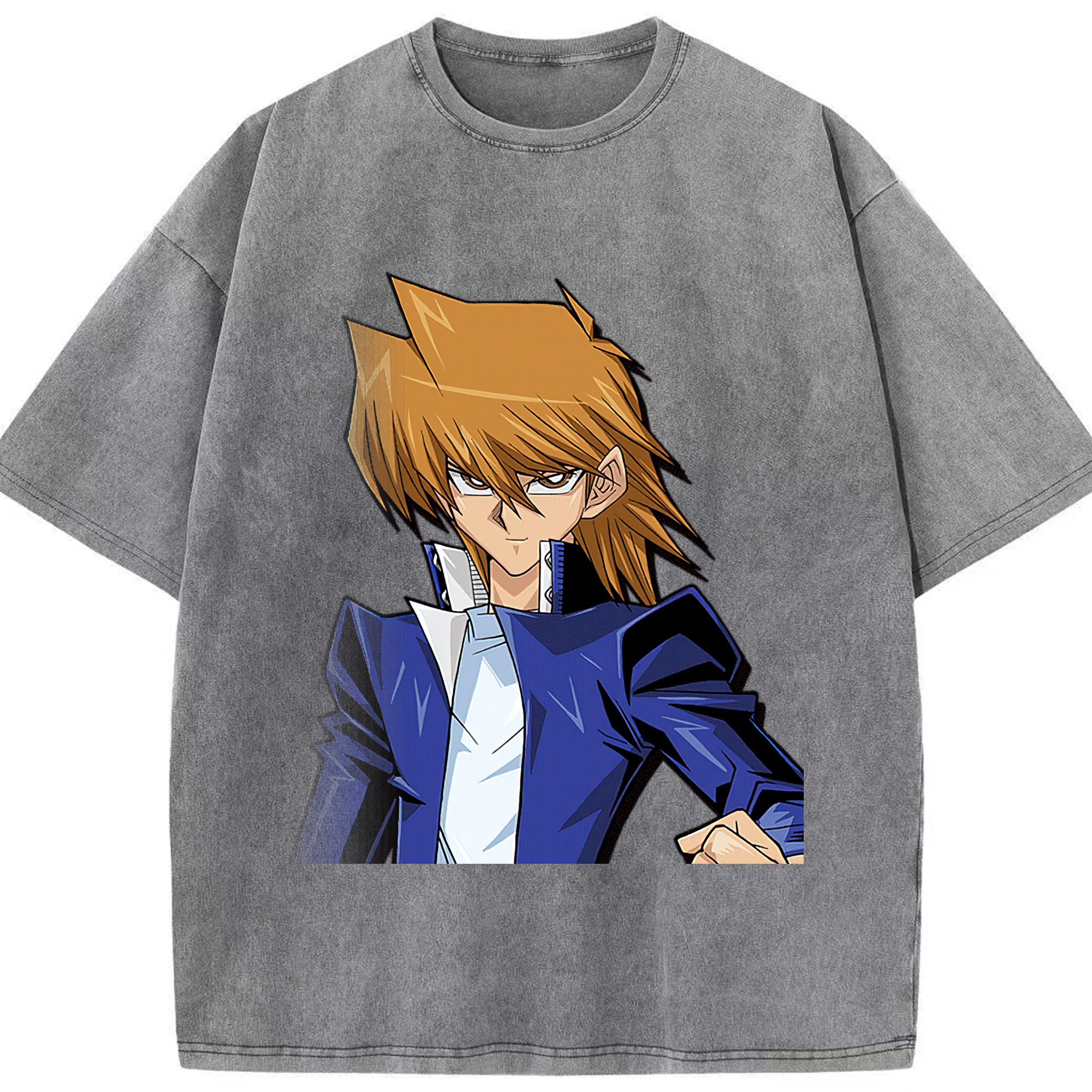 （画像用） 遊☆戯☆王 Yu-Gi-Oh! 綿100% ヴィンテージ風 半袖Tシャツ（フロントプリント）