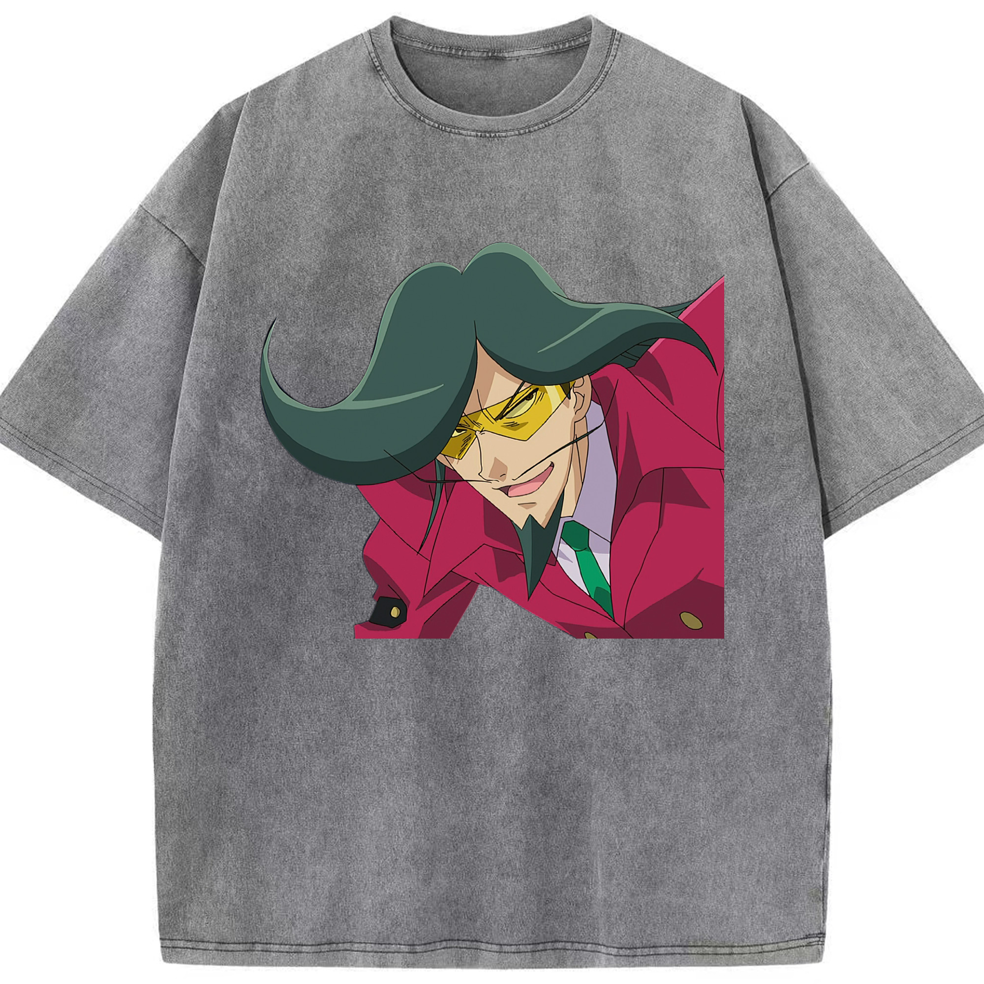 （画像用） 遊☆戯☆王 Yu-Gi-Oh! 綿100% ヴィンテージ風 半袖Tシャツ（フロントプリント）