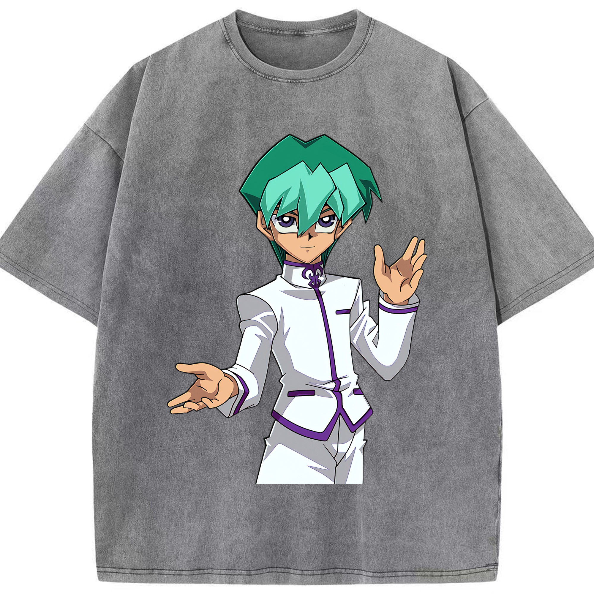 （画像用） 遊☆戯☆王 Yu-Gi-Oh! 綿100% ヴィンテージ風 半袖Tシャツ（フロントプリント）