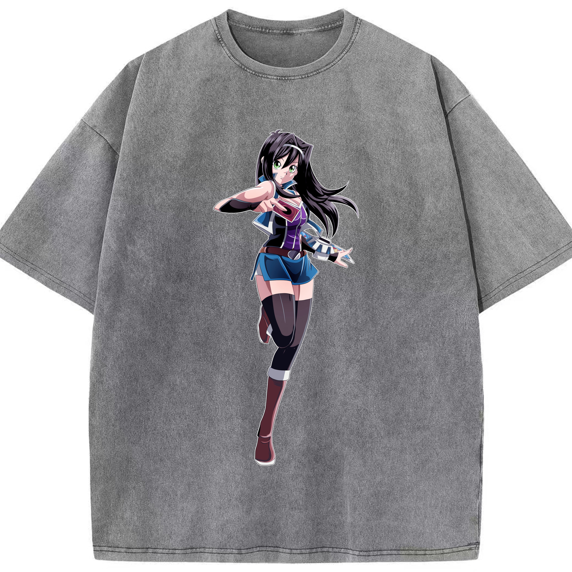 （画像用） 遊☆戯☆王 Yu-Gi-Oh! 綿100% ヴィンテージ風 半袖Tシャツ（フロントプリント）