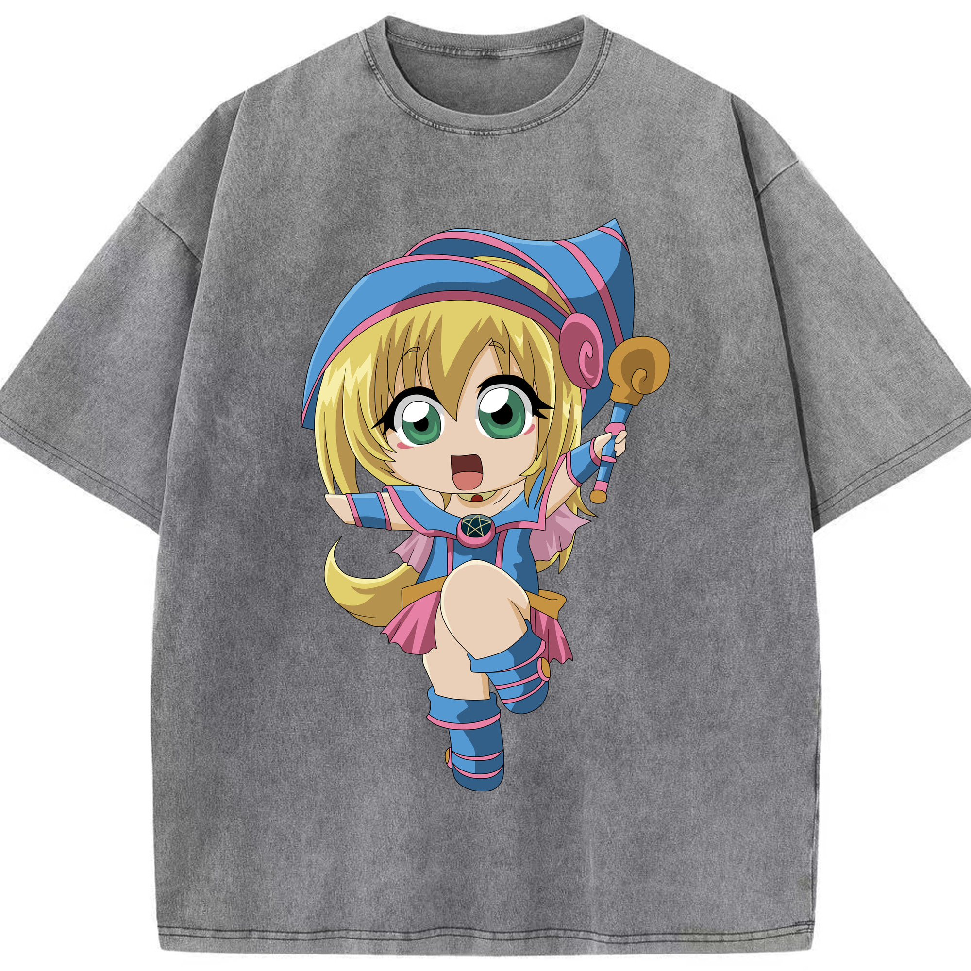 （画像用） 遊☆戯☆王 Yu-Gi-Oh! 綿100% ヴィンテージ風 半袖Tシャツ（フロントプリント）