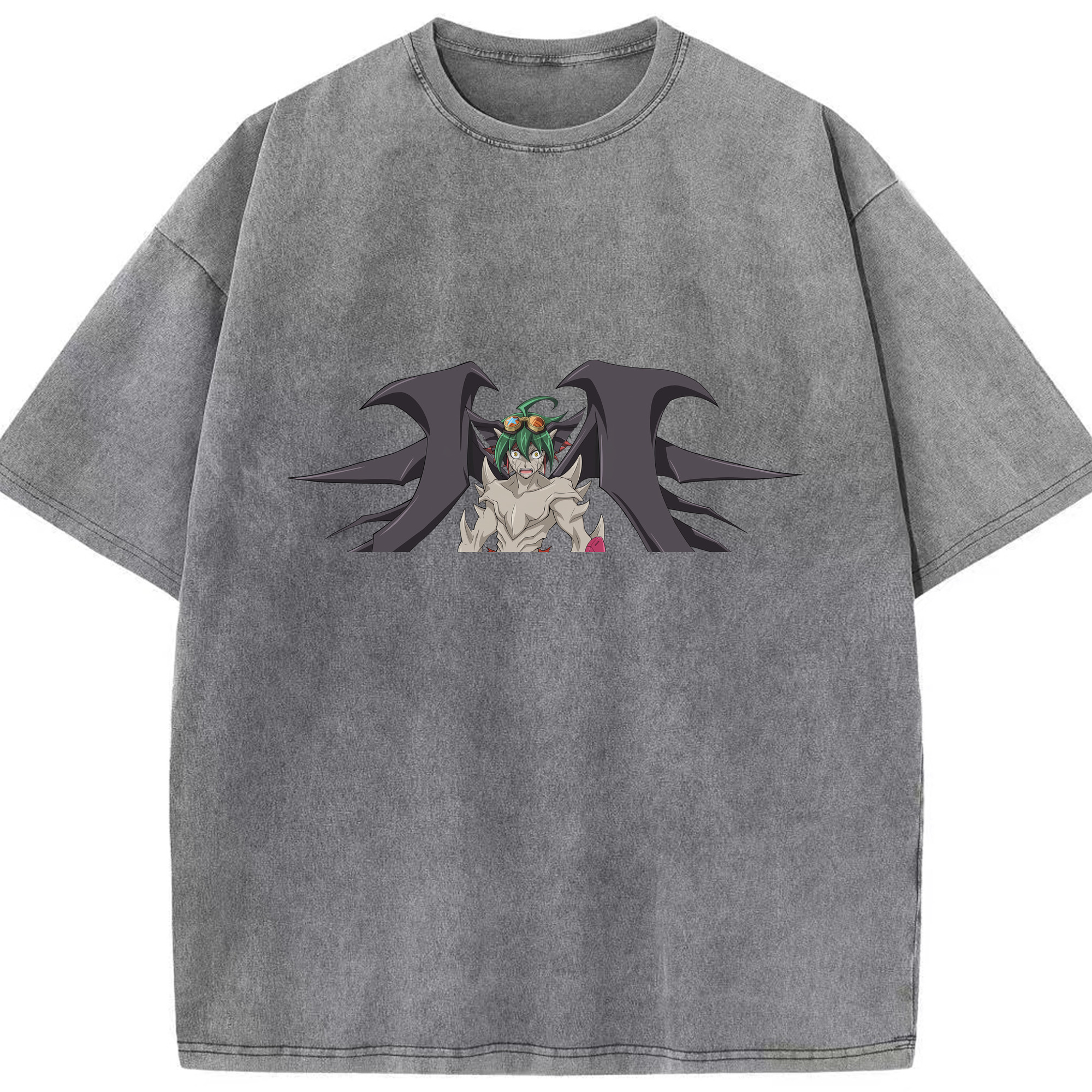 （画像用） 遊☆戯☆王 Yu-Gi-Oh! 綿100% ヴィンテージ風 半袖Tシャツ（フロントプリント）