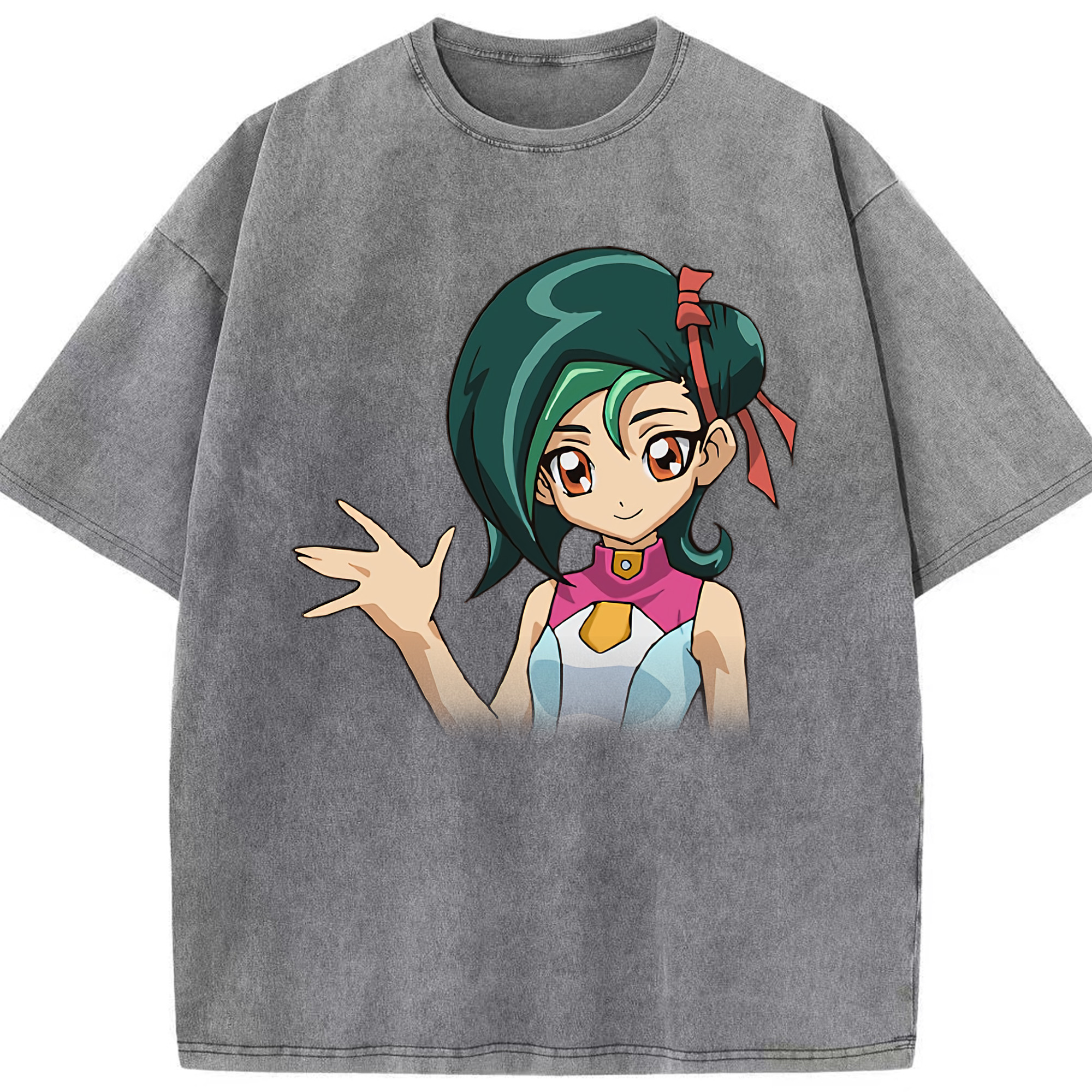 （画像用） 遊☆戯☆王 Yu-Gi-Oh! 綿100% ヴィンテージ風 半袖Tシャツ（フロントプリント）