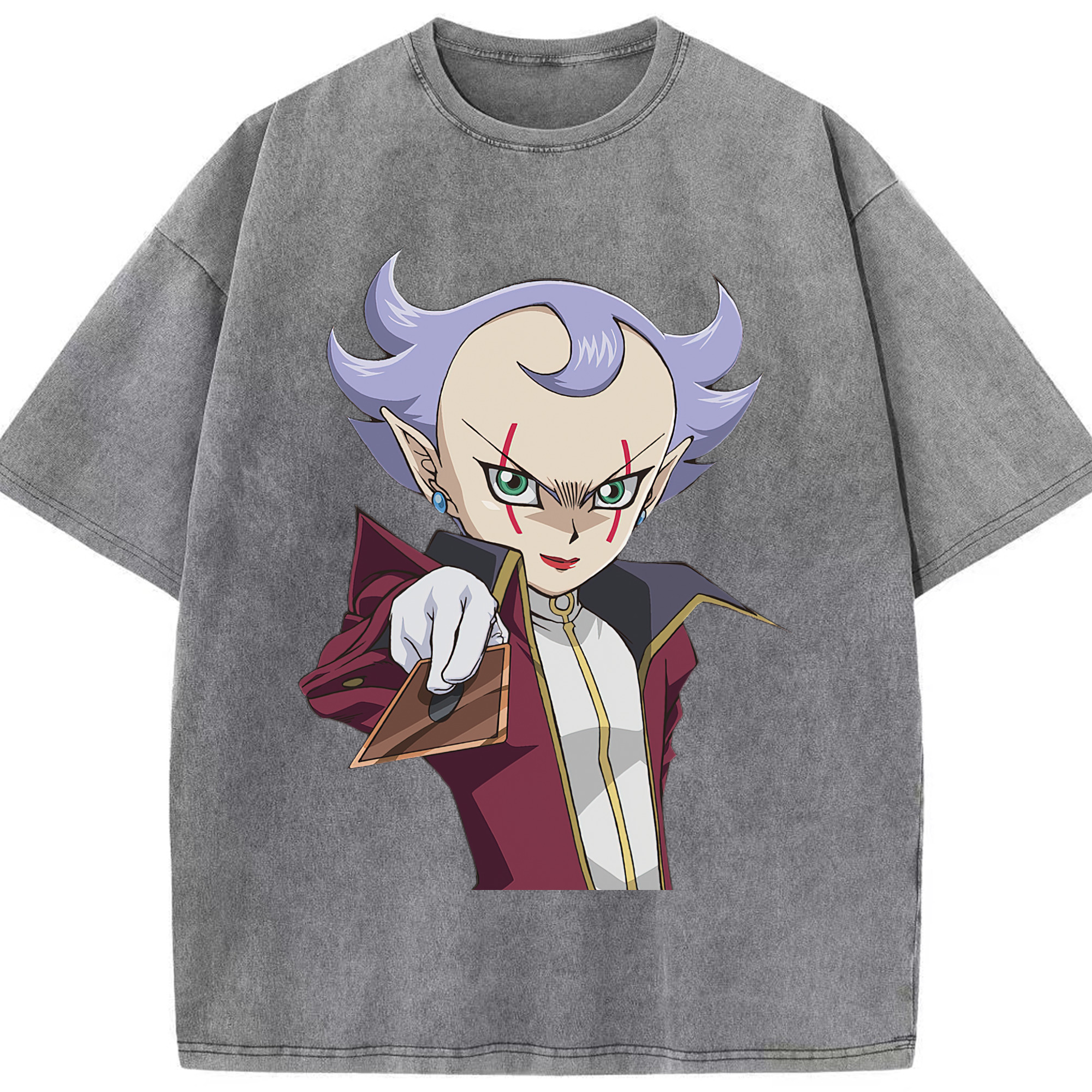 （画像用） 遊☆戯☆王 Yu-Gi-Oh! 綿100% ヴィンテージ風 半袖Tシャツ（フロントプリント）