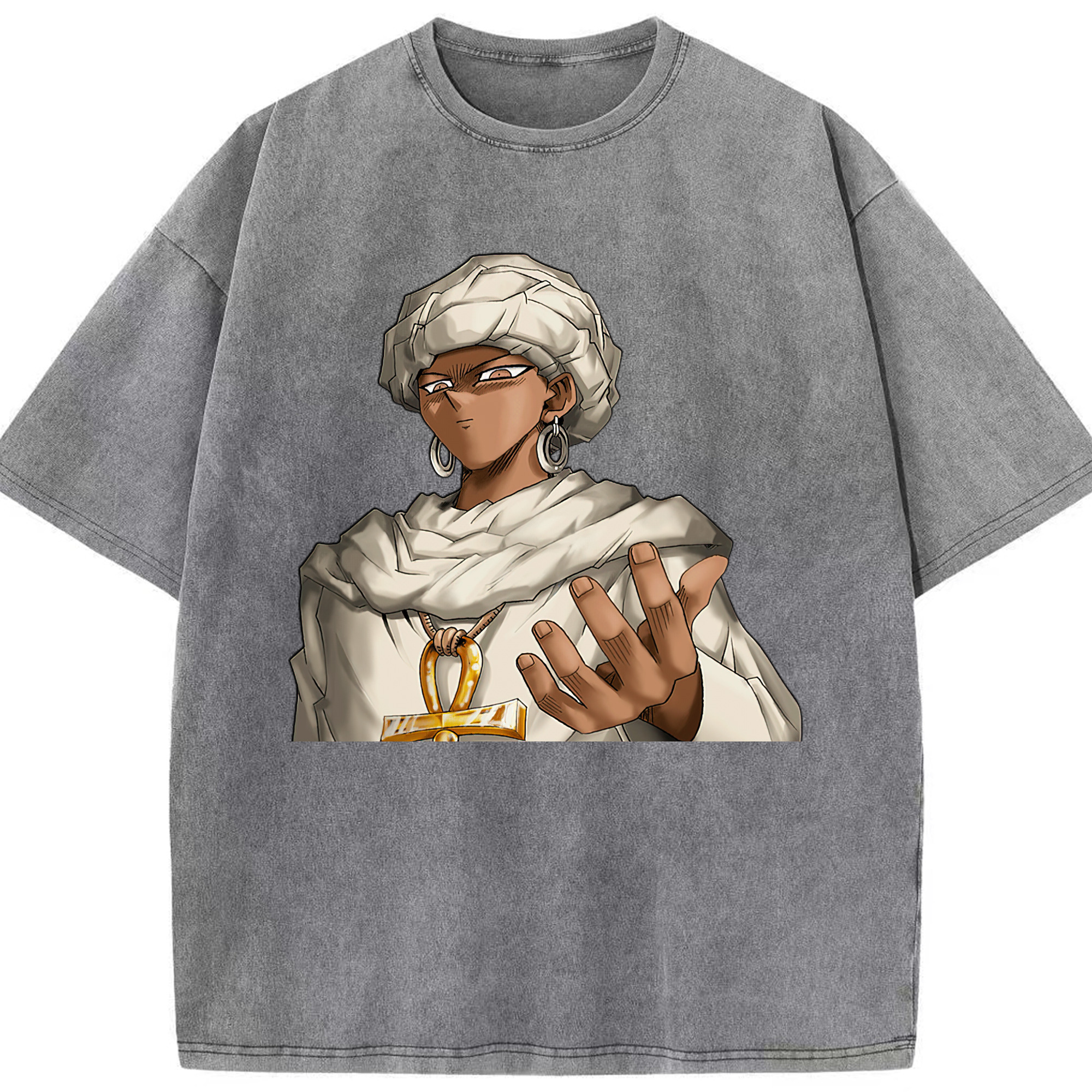 （画像用） 遊☆戯☆王 Yu-Gi-Oh! 綿100% ヴィンテージ風 半袖Tシャツ（フロントプリント）