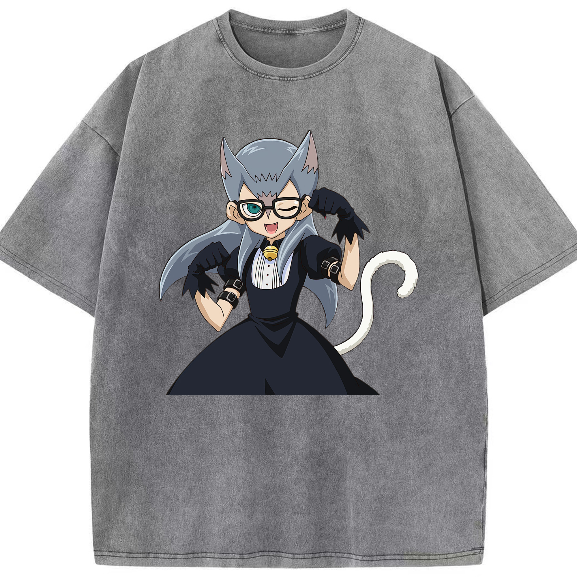 （画像用） 遊☆戯☆王 Yu-Gi-Oh! 綿100% ヴィンテージ風 半袖Tシャツ（フロントプリント）