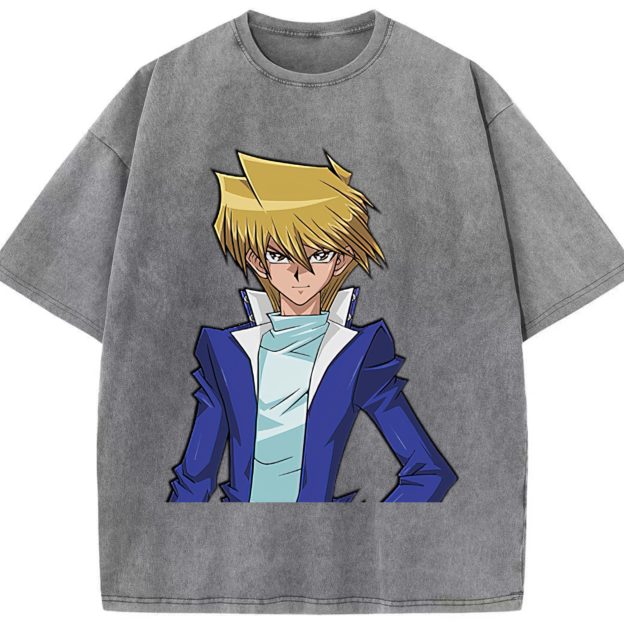 （画像用） 遊☆戯☆王 Yu-Gi-Oh! 綿100% ヴィンテージ風 半袖Tシャツ（フロントプリント）