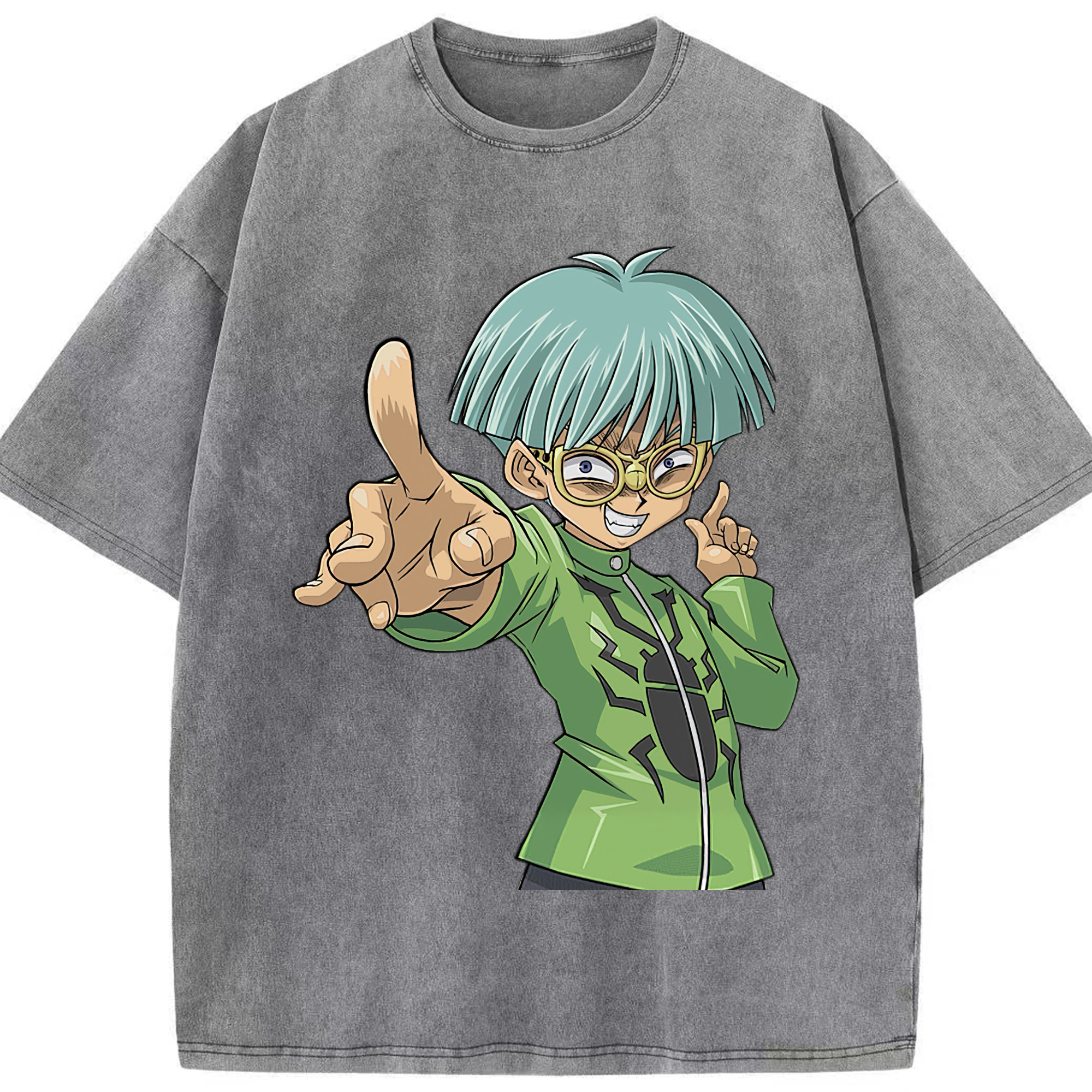 （画像用） 遊☆戯☆王 Yu-Gi-Oh! 綿100% ヴィンテージ風 半袖Tシャツ（フロントプリント）