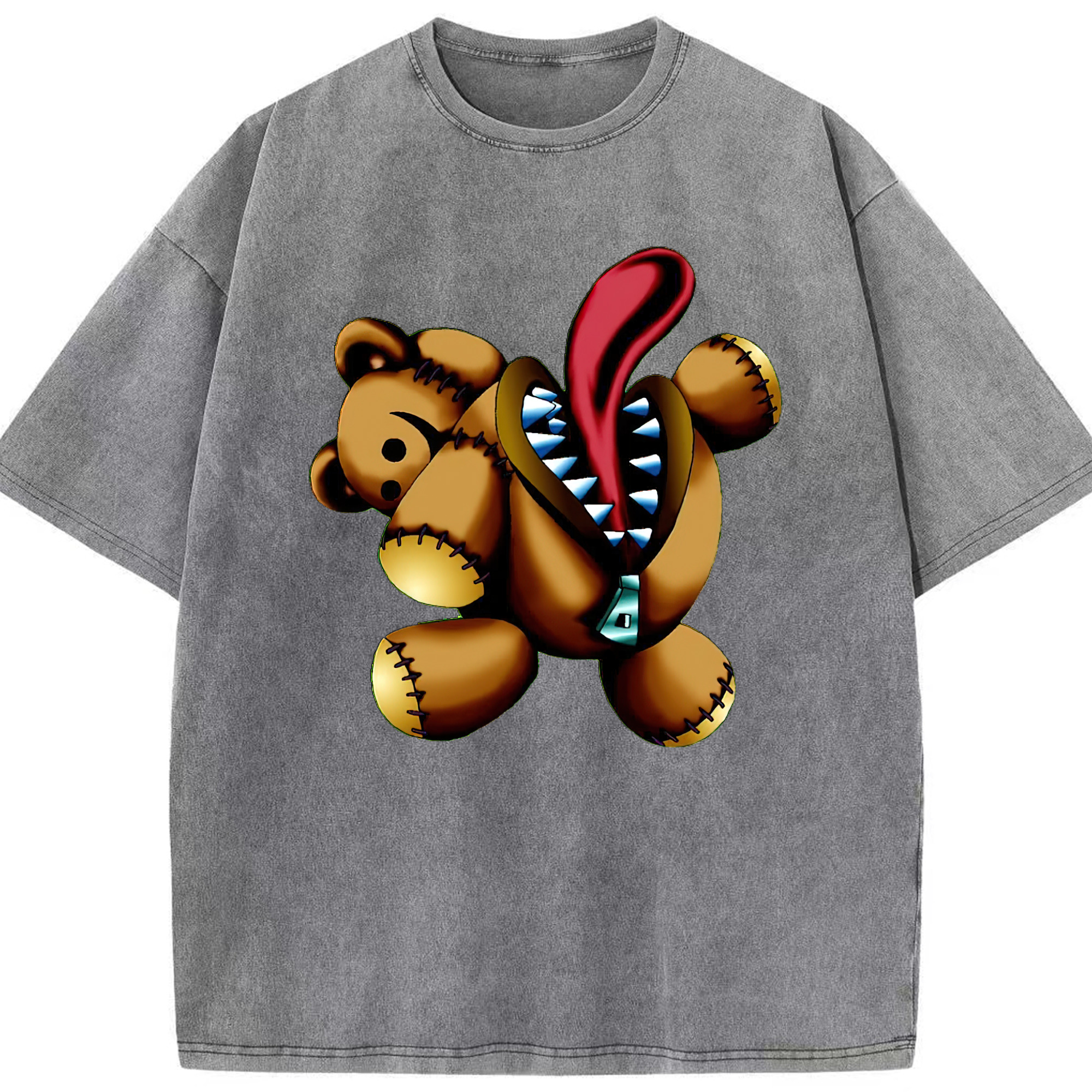 （画像用） 遊☆戯☆王 Yu-Gi-Oh! 綿100% ヴィンテージ風 半袖Tシャツ（フロントプリント）
