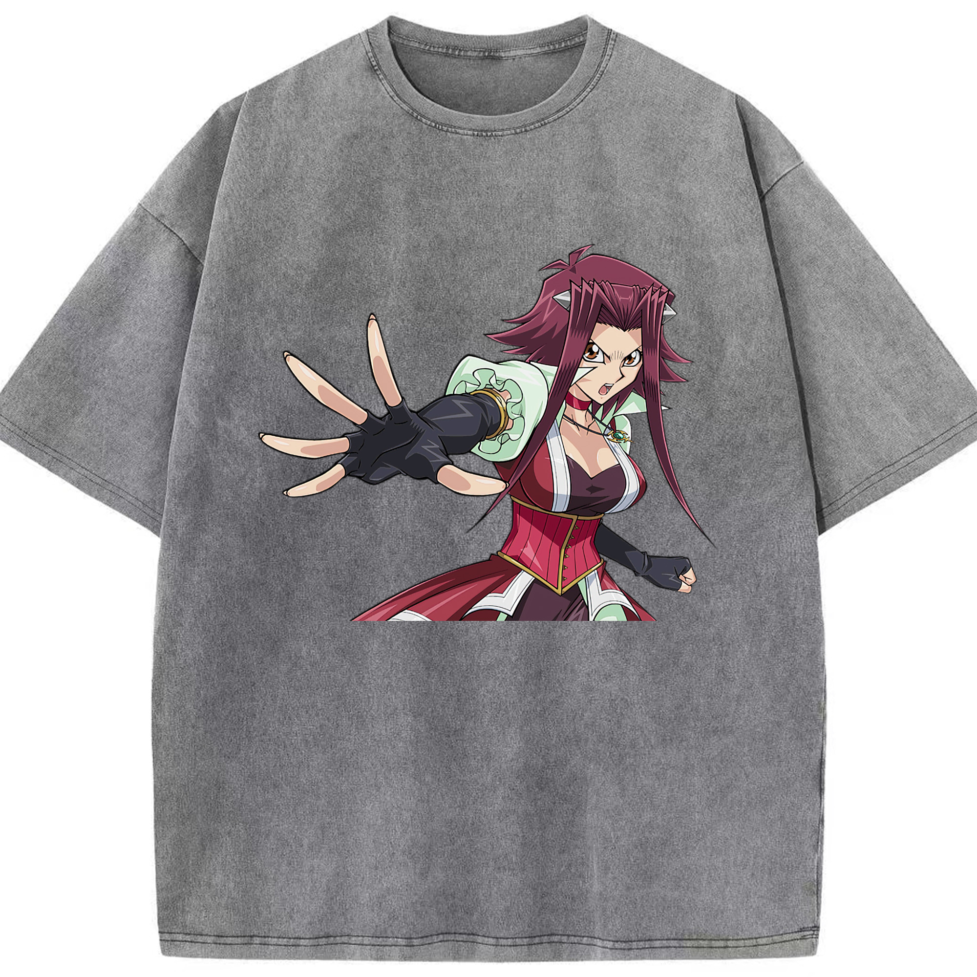 （画像用） 遊☆戯☆王 Yu-Gi-Oh! 綿100% ヴィンテージ風 半袖Tシャツ（フロントプリント）