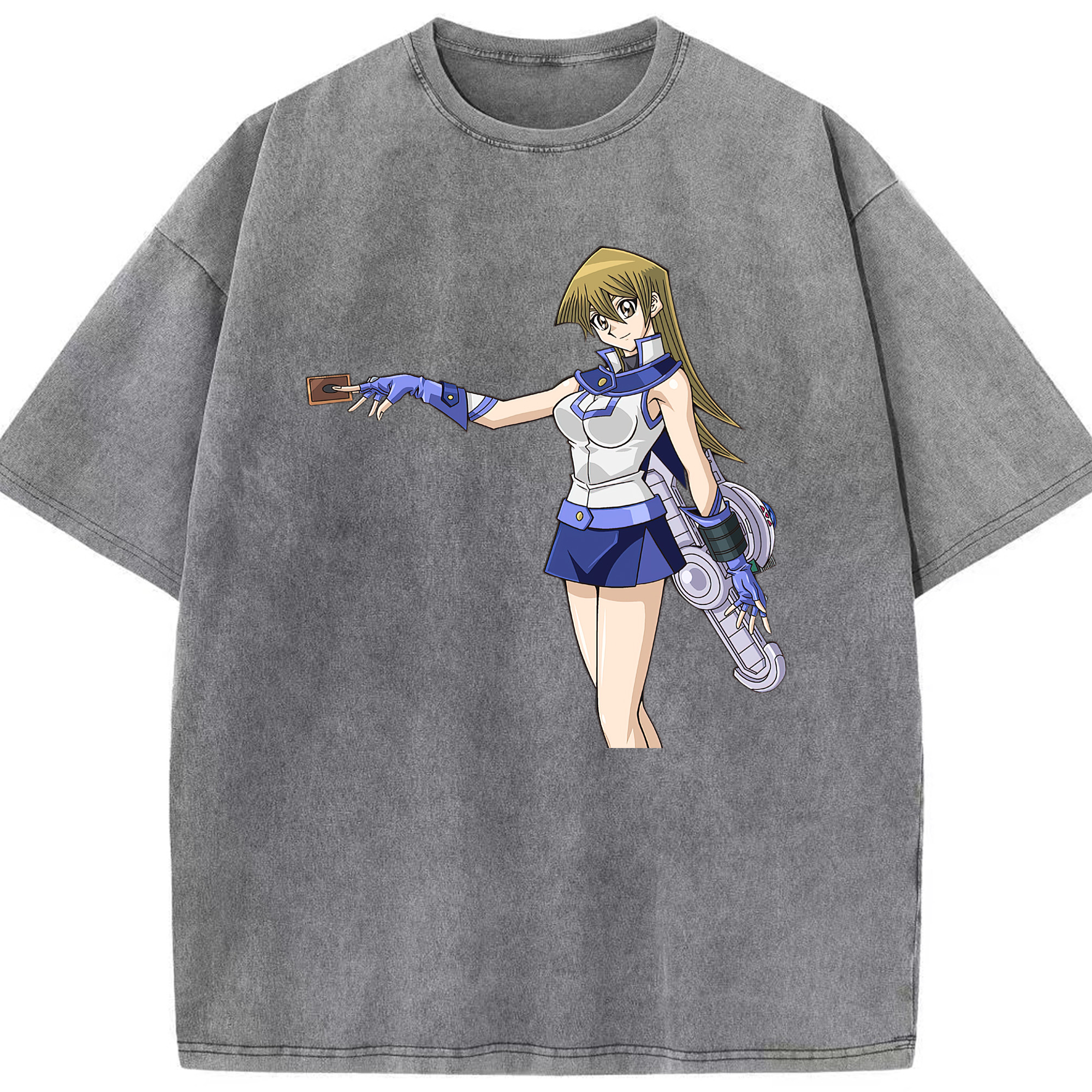 （画像用） 遊☆戯☆王 Yu-Gi-Oh! 綿100% ヴィンテージ風 半袖Tシャツ（フロントプリント）