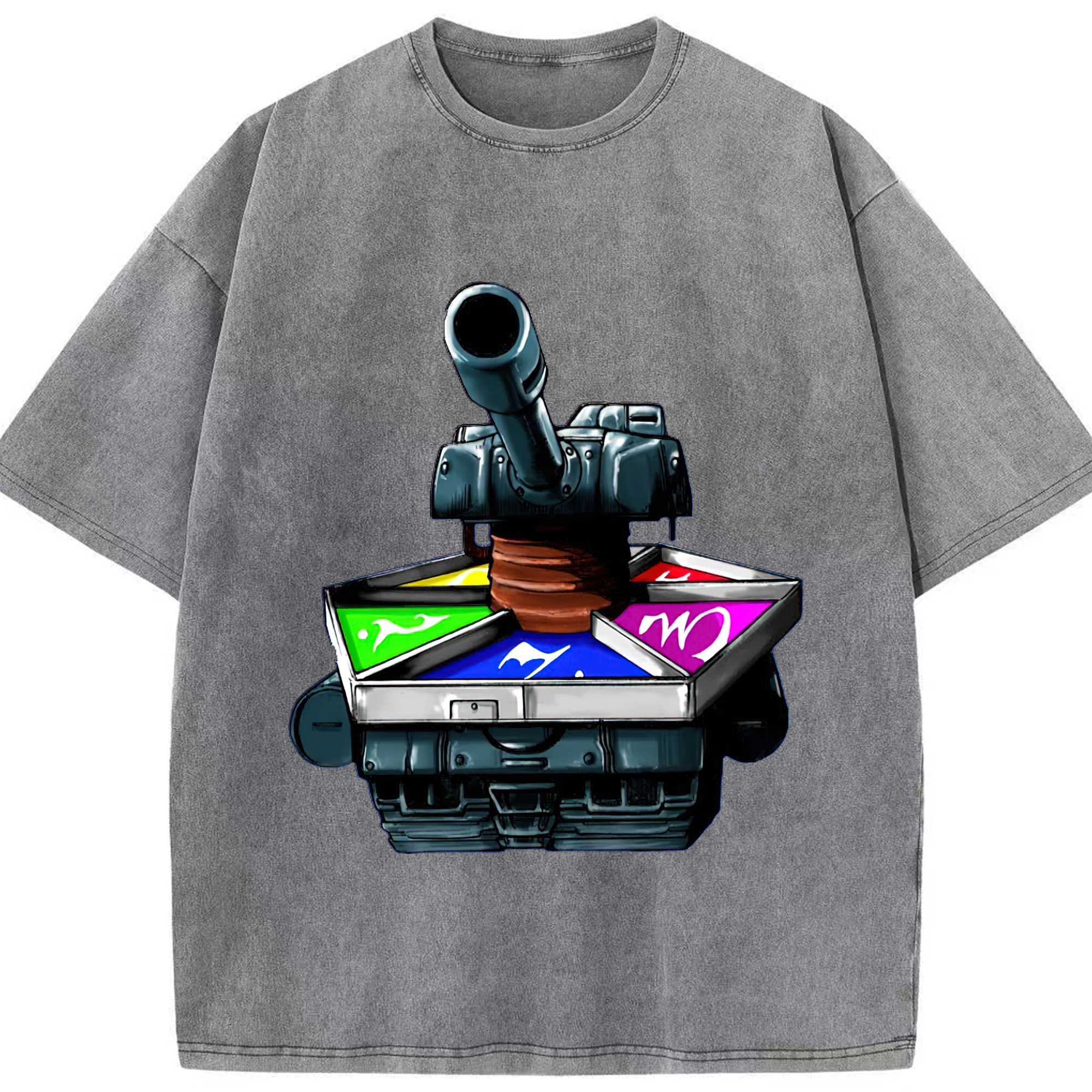 （画像用） 遊☆戯☆王 Yu-Gi-Oh! 綿100% ヴィンテージ風 半袖Tシャツ（フロントプリント）