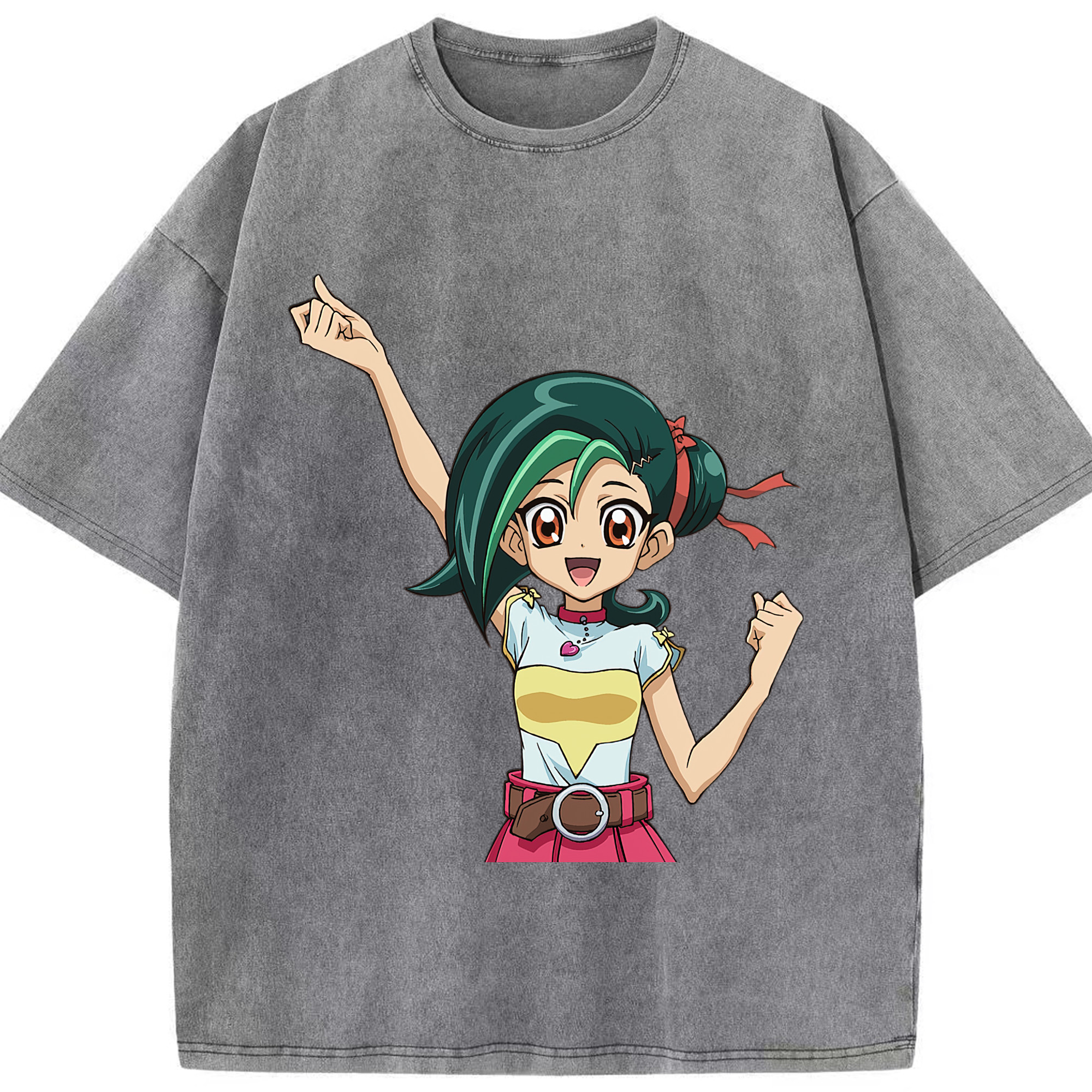 （画像用） 遊☆戯☆王 Yu-Gi-Oh! 綿100% ヴィンテージ風 半袖Tシャツ（フロントプリント）