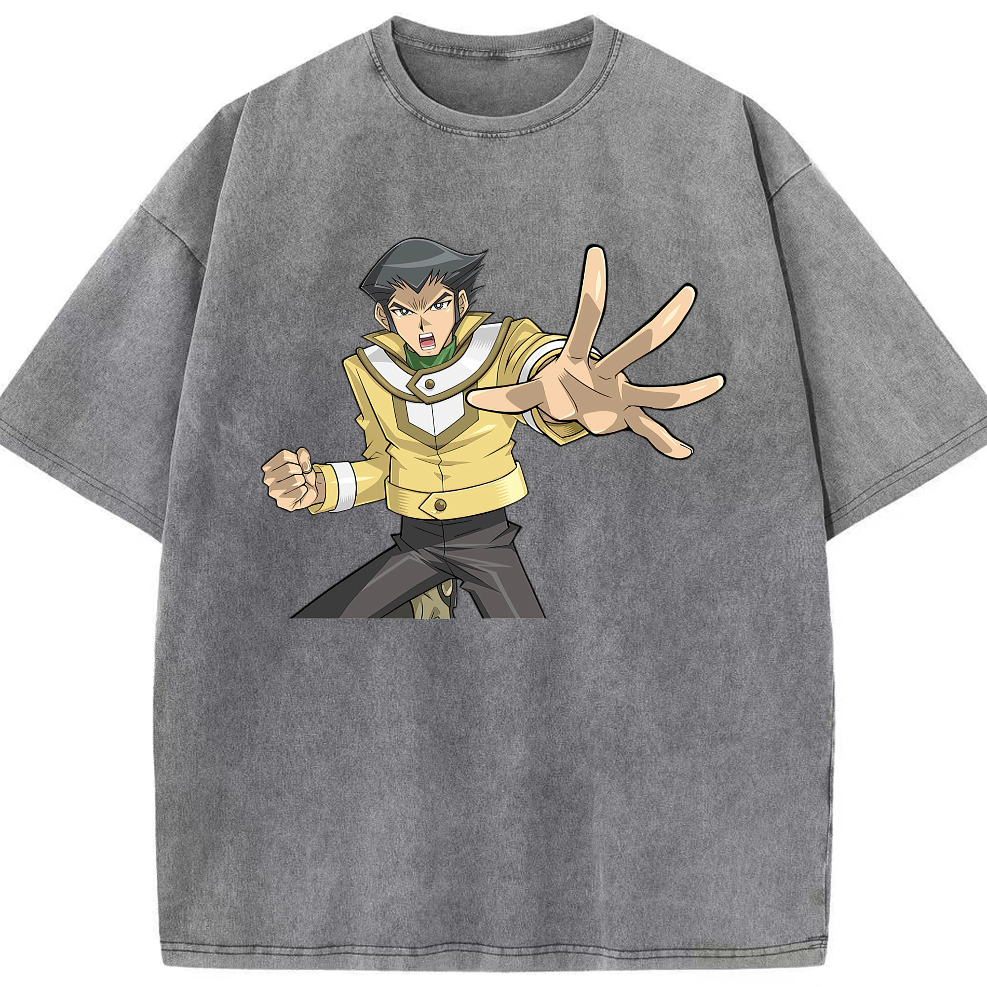 （画像用） 遊☆戯☆王 Yu-Gi-Oh! 綿100% ヴィンテージ風 半袖Tシャツ（フロントプリント）