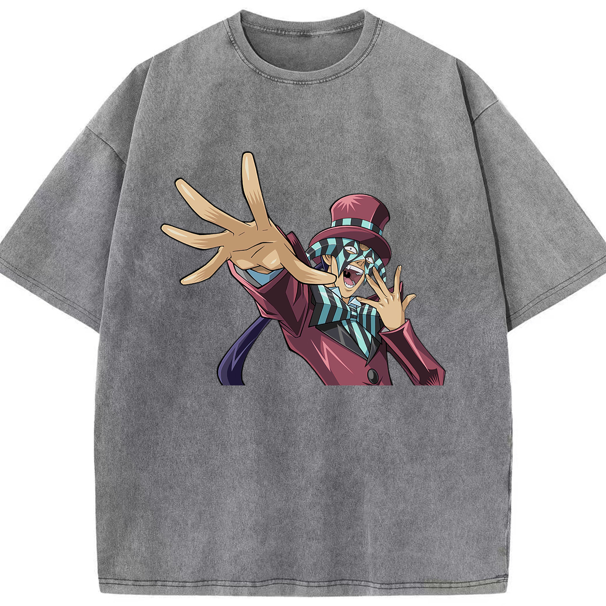 （画像用） 遊☆戯☆王 Yu-Gi-Oh! 綿100% ヴィンテージ風 半袖Tシャツ（フロントプリント）