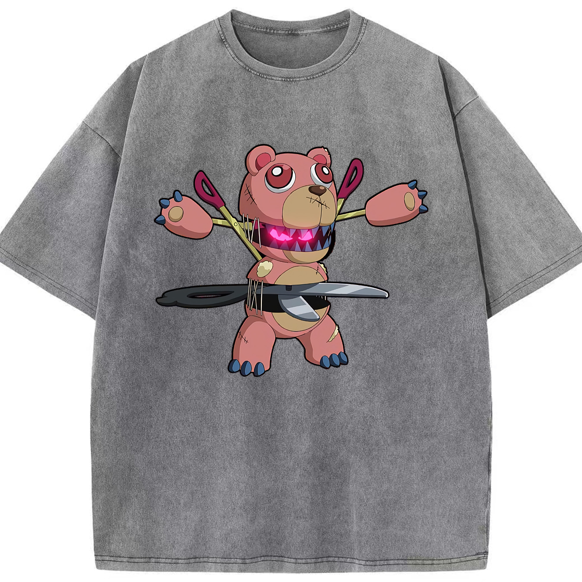（画像用） 遊☆戯☆王 Yu-Gi-Oh! 綿100% ヴィンテージ風 半袖Tシャツ（フロントプリント）