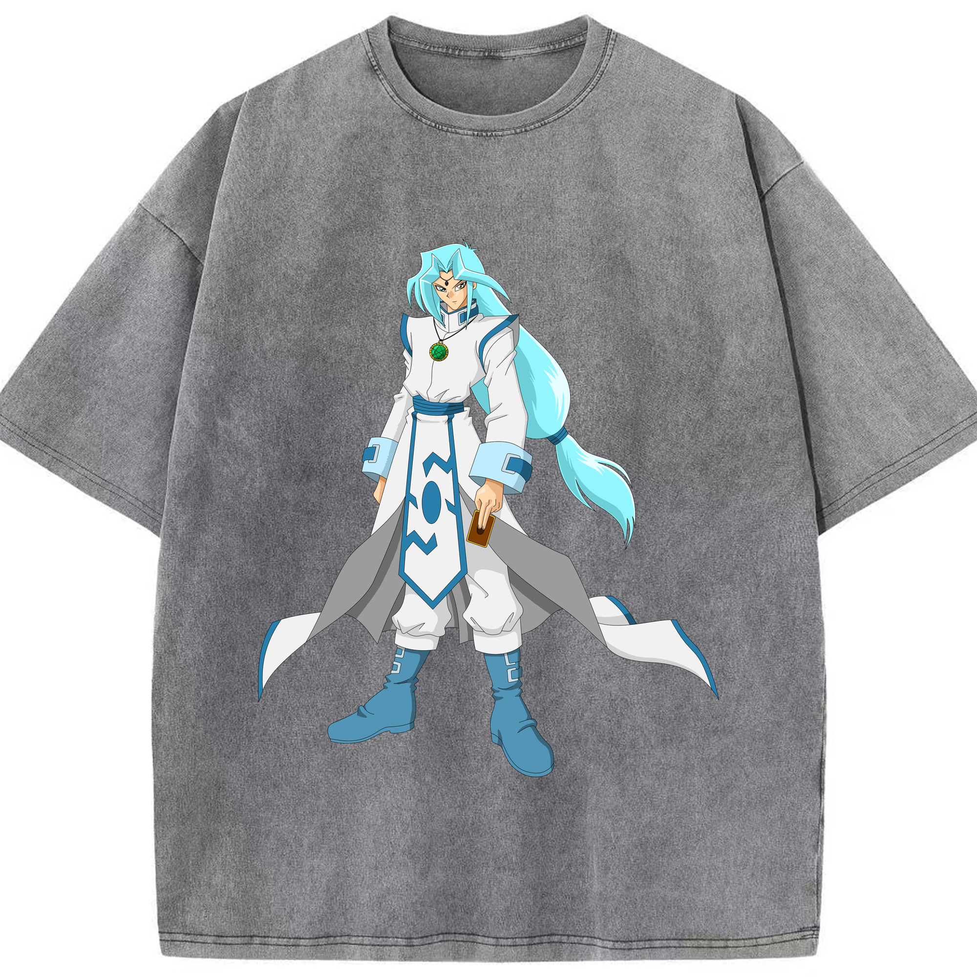 （画像用） 遊☆戯☆王 Yu-Gi-Oh! 綿100% ヴィンテージ風 半袖Tシャツ（フロントプリント）