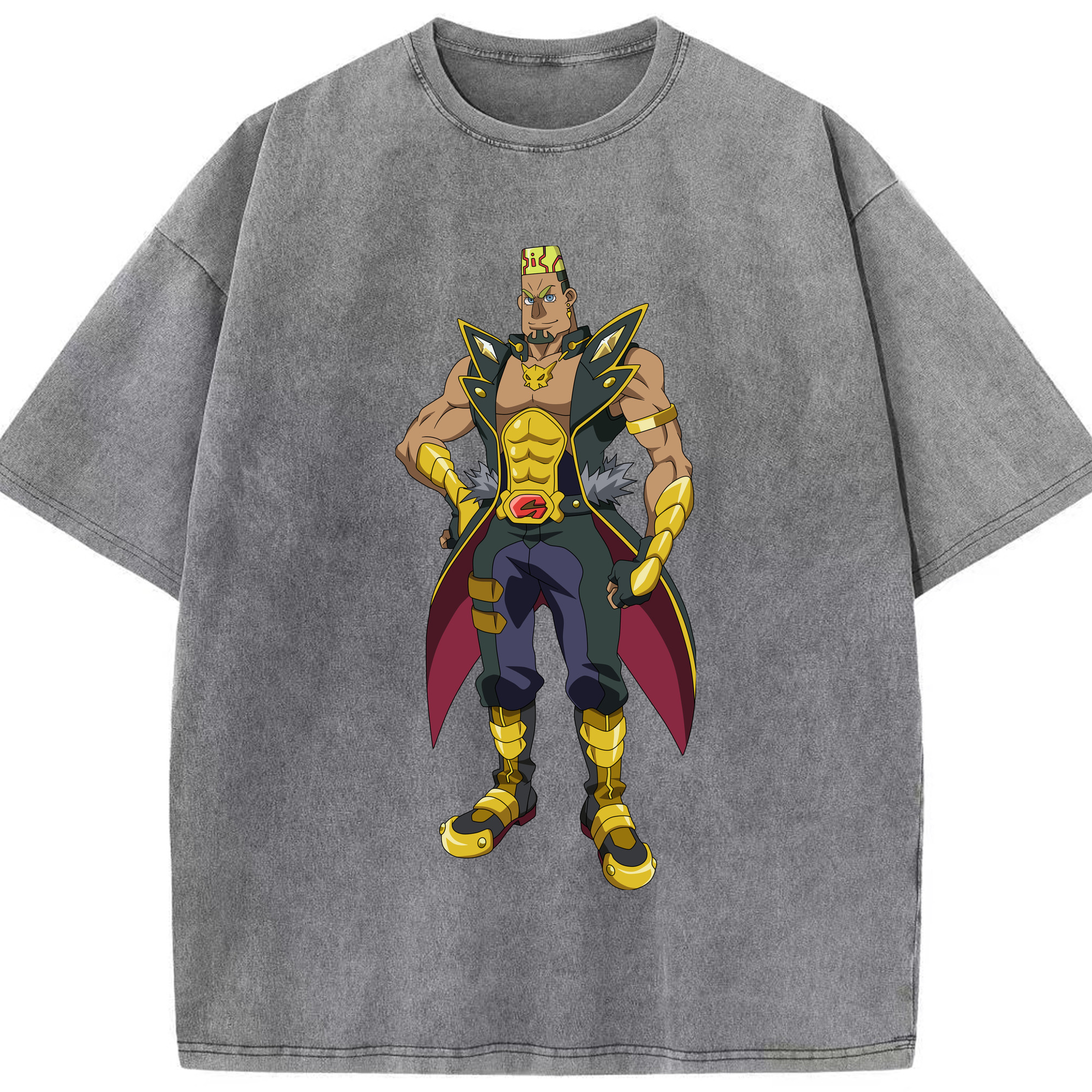 （画像用） 遊☆戯☆王 Yu-Gi-Oh! 綿100% ヴィンテージ風 半袖Tシャツ（フロントプリント）