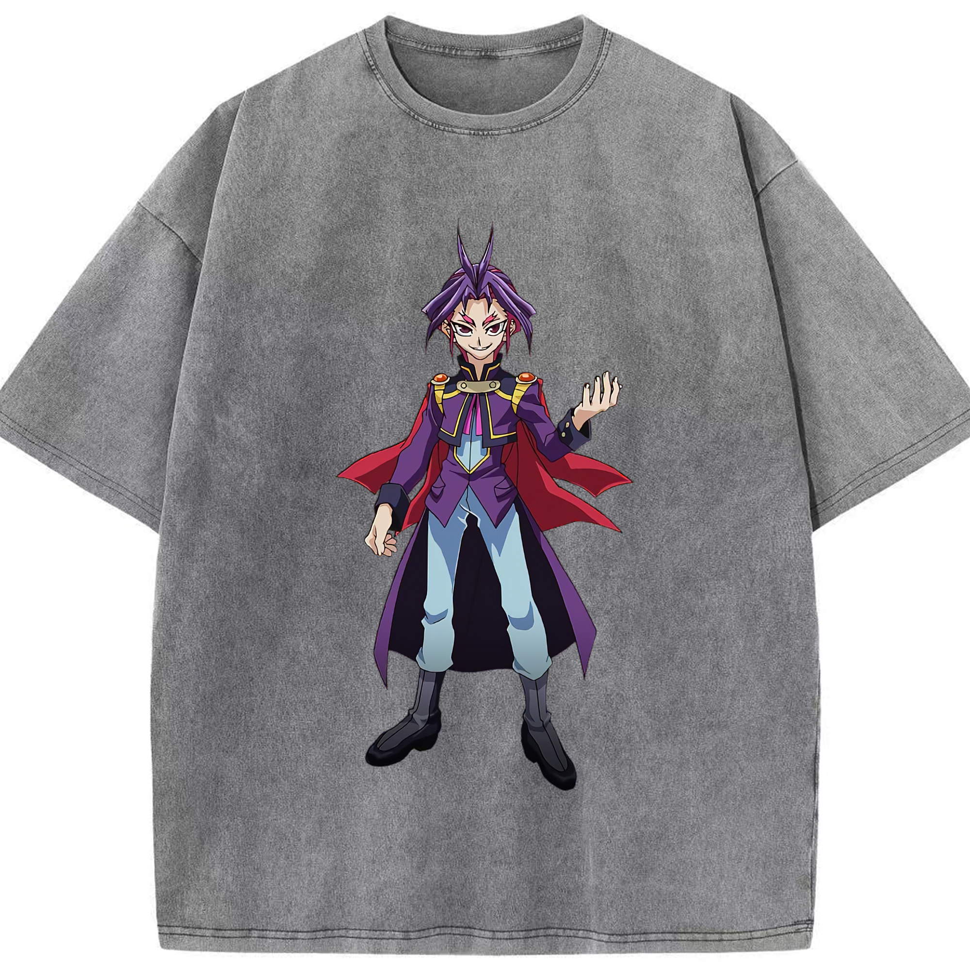 （画像用） 遊☆戯☆王 Yu-Gi-Oh! 綿100% ヴィンテージ風 半袖Tシャツ（フロントプリント）