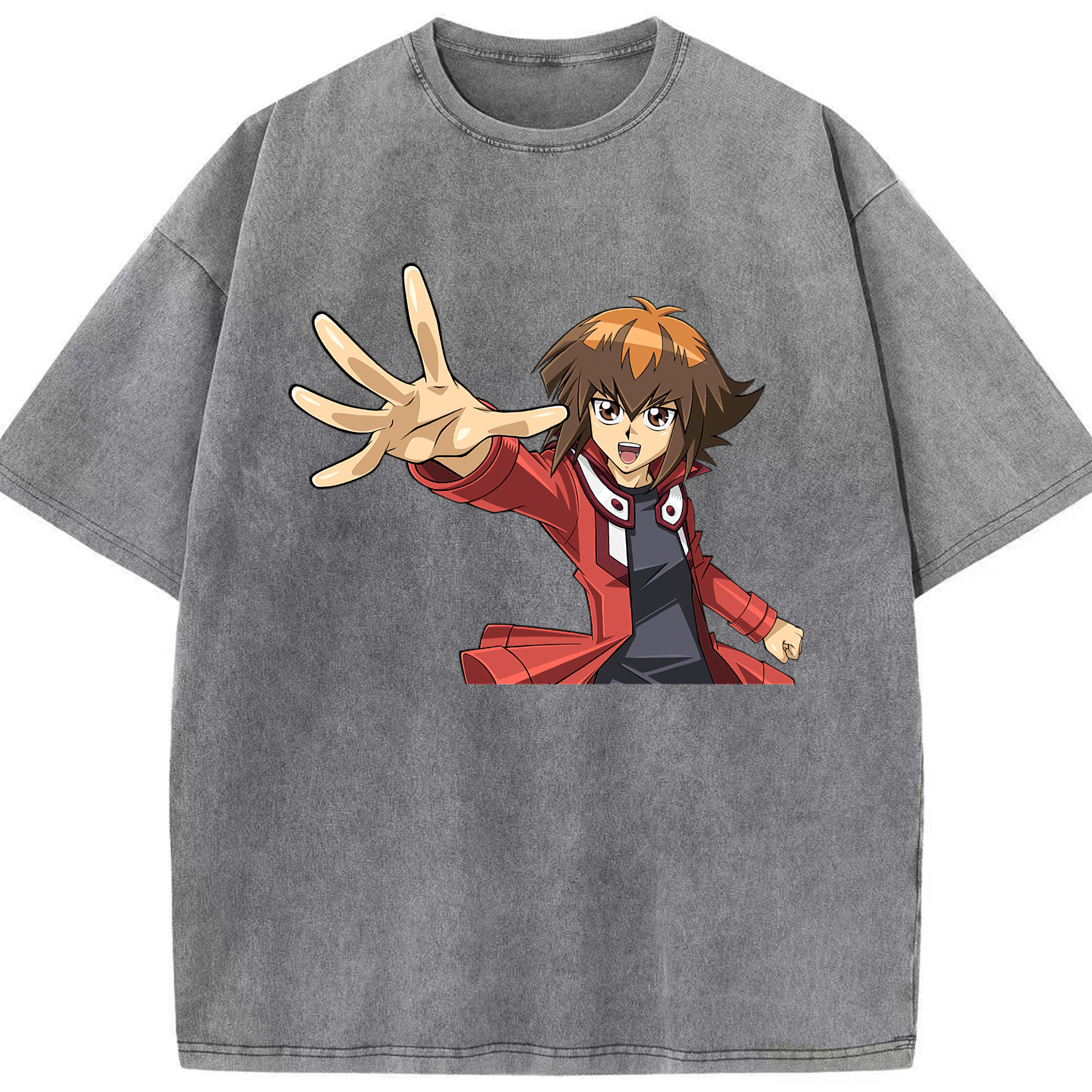 （画像用） 遊☆戯☆王 Yu-Gi-Oh! 綿100% ヴィンテージ風 半袖Tシャツ（フロントプリント）