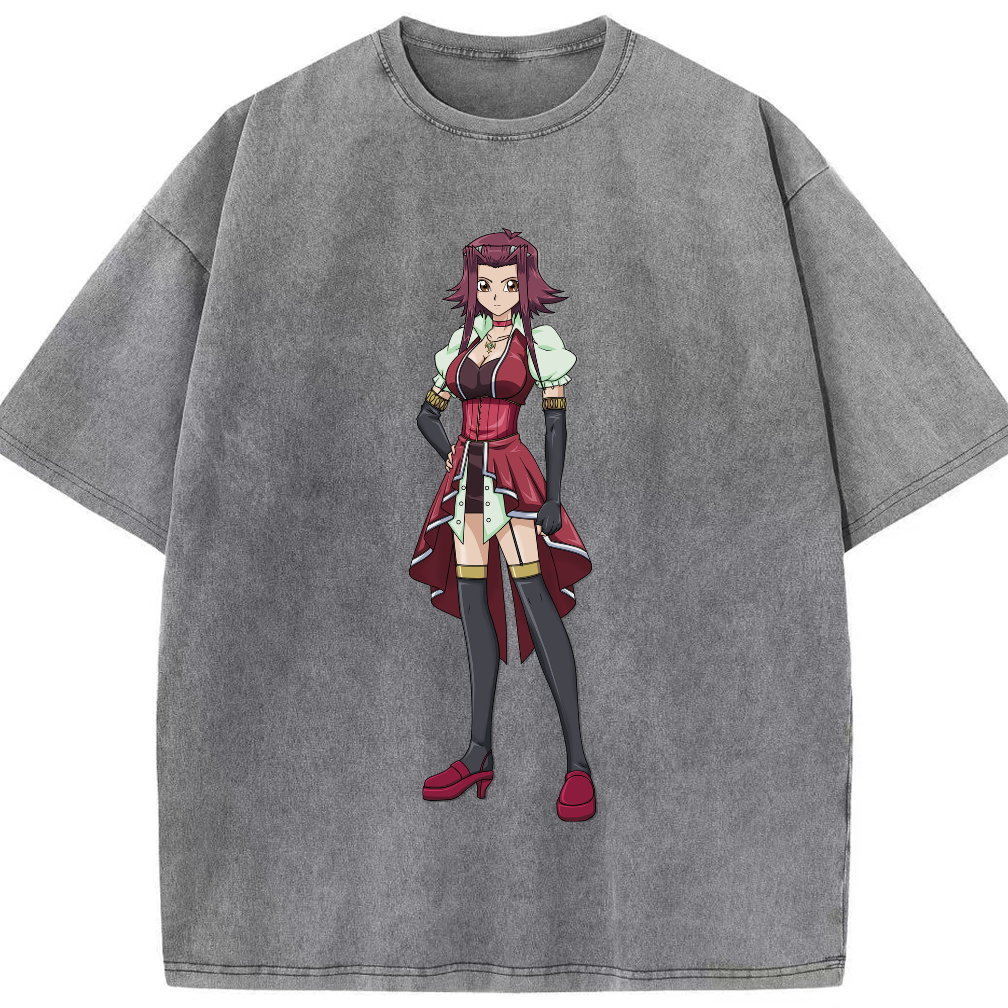 （画像用） 遊☆戯☆王 Yu-Gi-Oh! 綿100% ヴィンテージ風 半袖Tシャツ（フロントプリント）