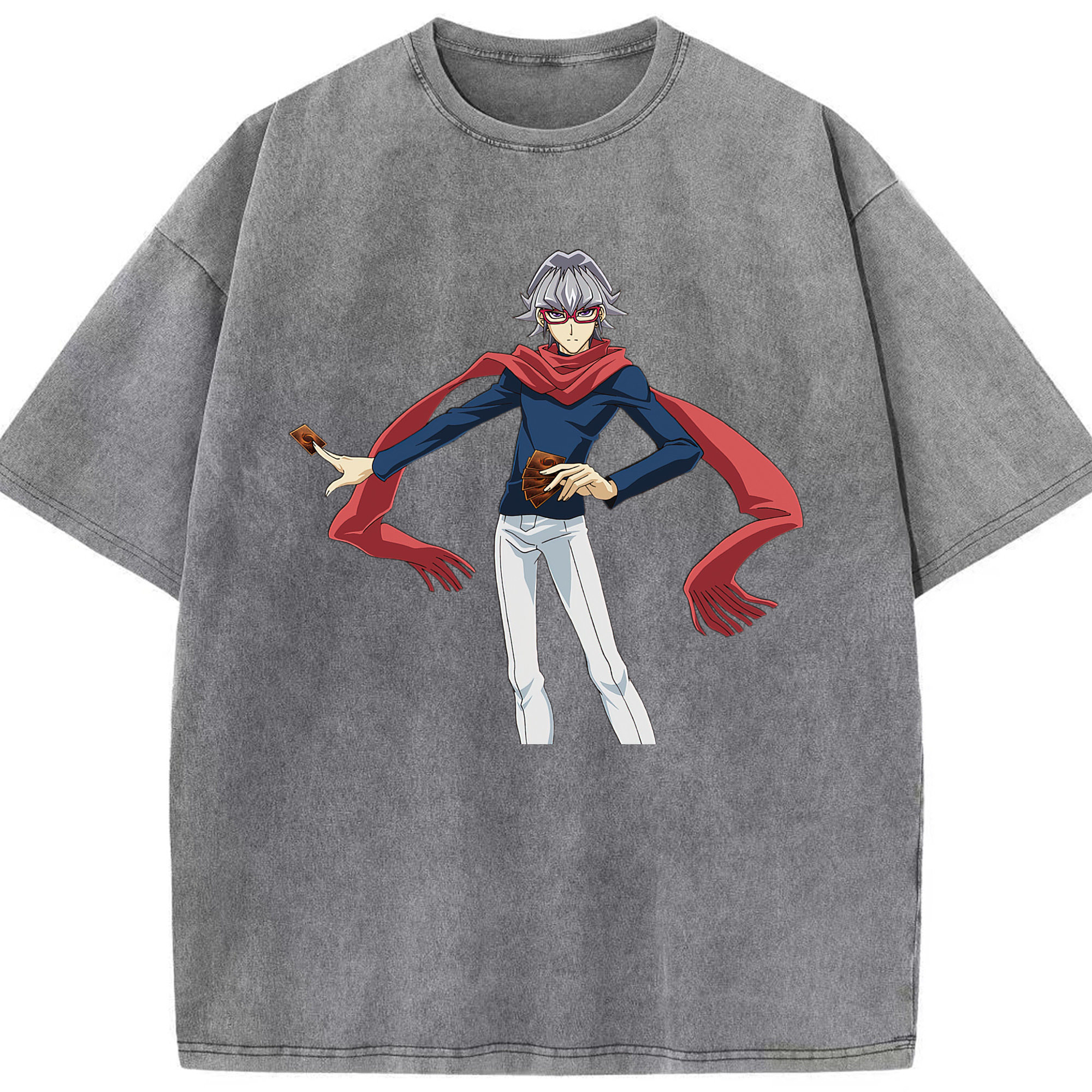 （画像用） 遊☆戯☆王 Yu-Gi-Oh! 綿100% ヴィンテージ風 半袖Tシャツ（フロントプリント）