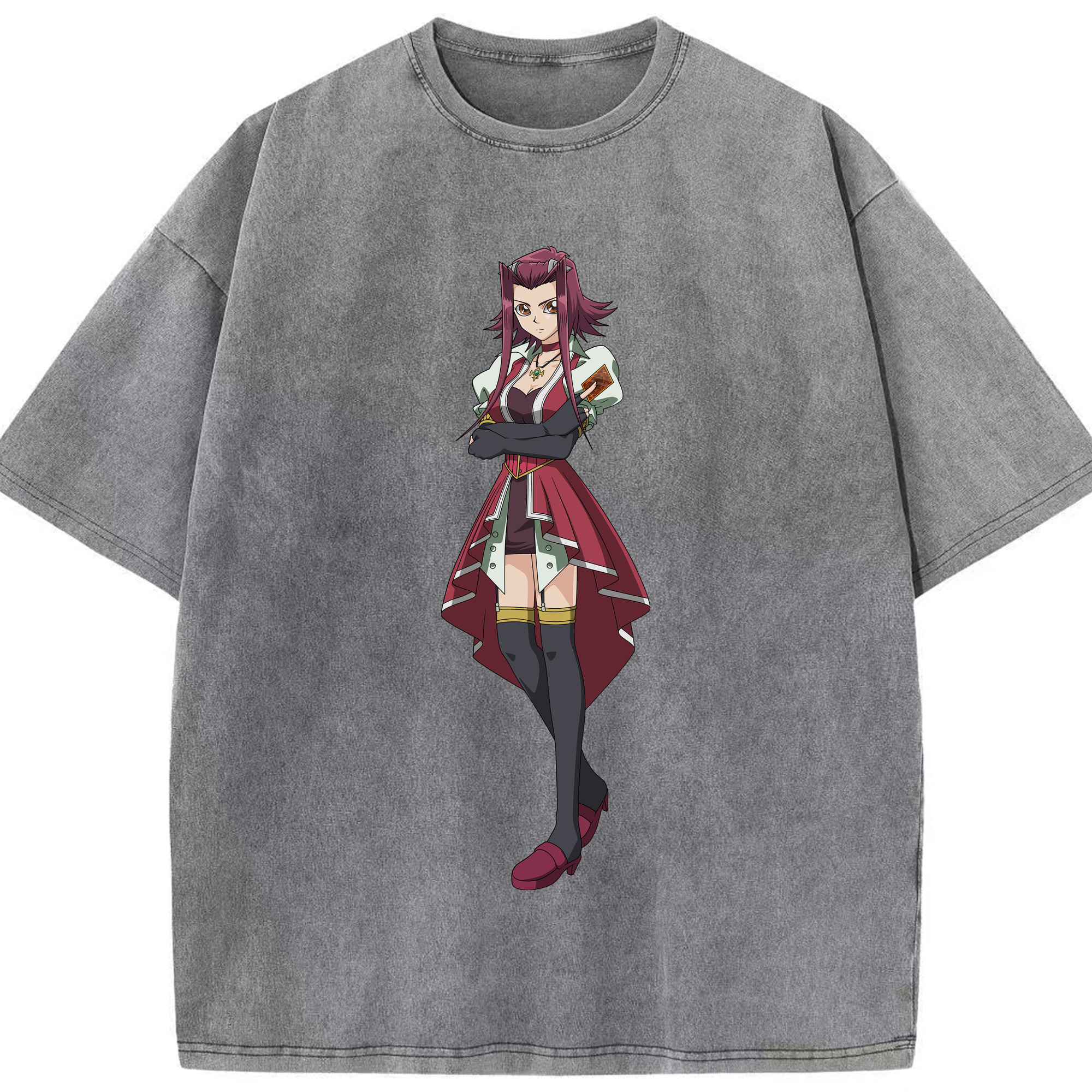 （画像用） 遊☆戯☆王 Yu-Gi-Oh! 綿100% ヴィンテージ風 半袖Tシャツ（フロントプリント）