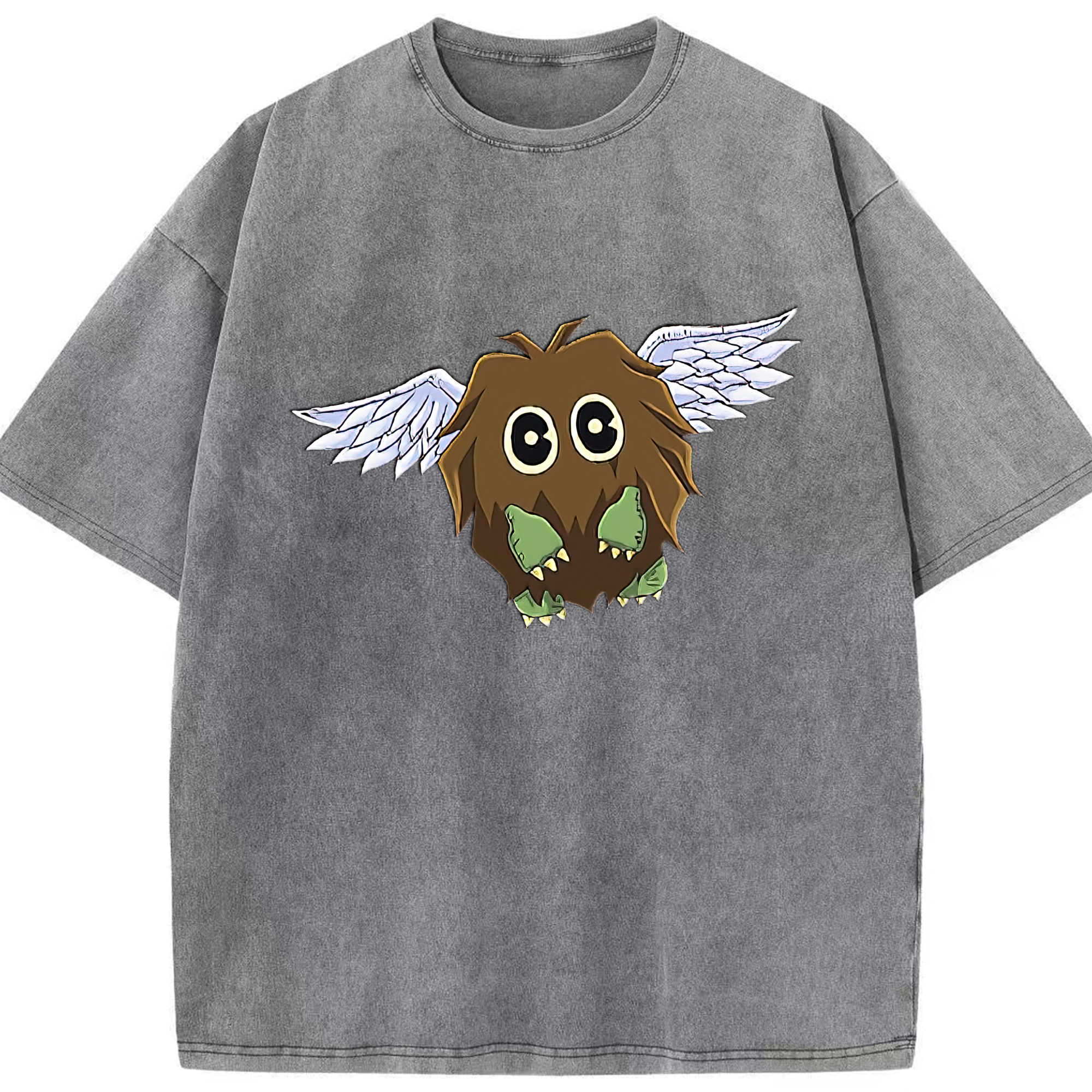 （画像用） 遊☆戯☆王 Yu-Gi-Oh! 綿100% ヴィンテージ風 半袖Tシャツ（フロントプリント）