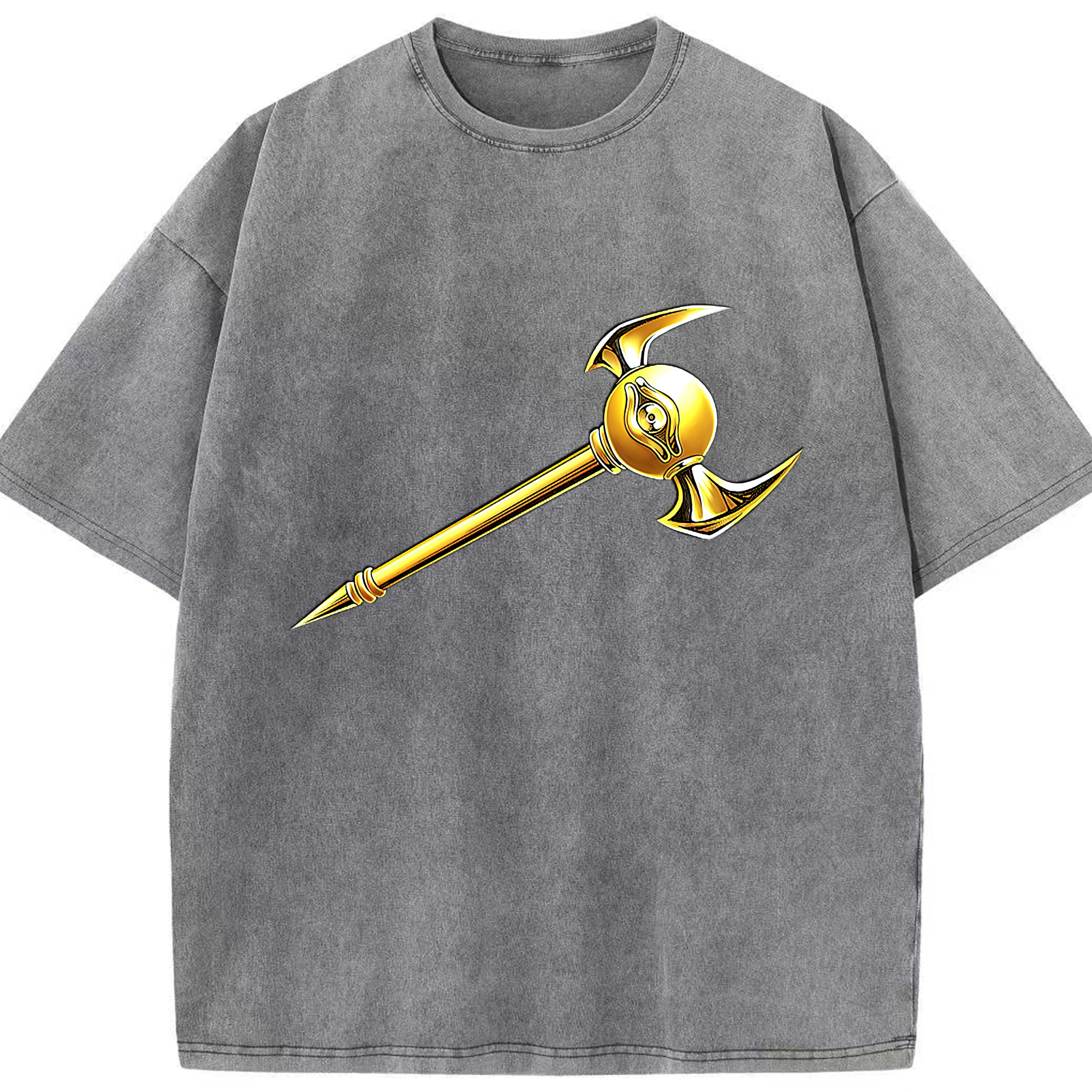 （画像用） 遊☆戯☆王 Yu-Gi-Oh! 綿100% ヴィンテージ風 半袖Tシャツ（フロントプリント）