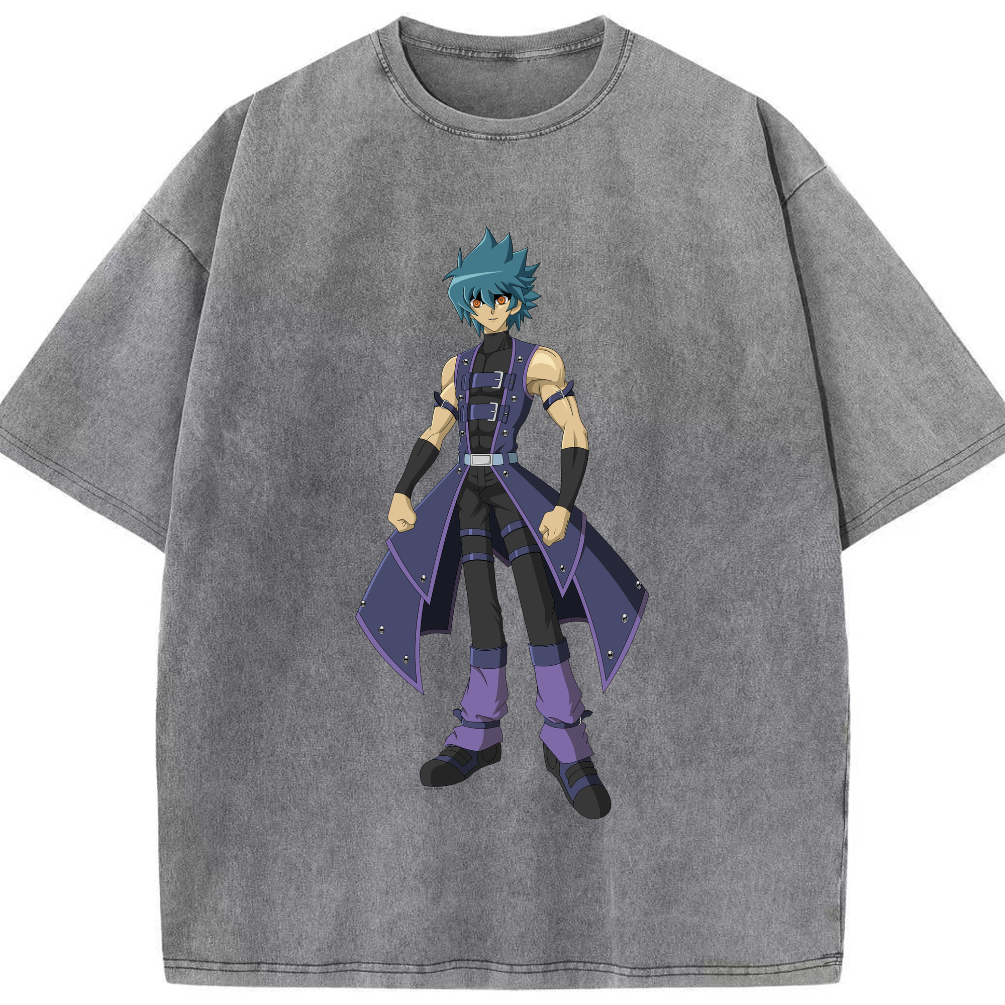 （画像用） 遊☆戯☆王 Yu-Gi-Oh! 綿100% ヴィンテージ風 半袖Tシャツ（フロントプリント）