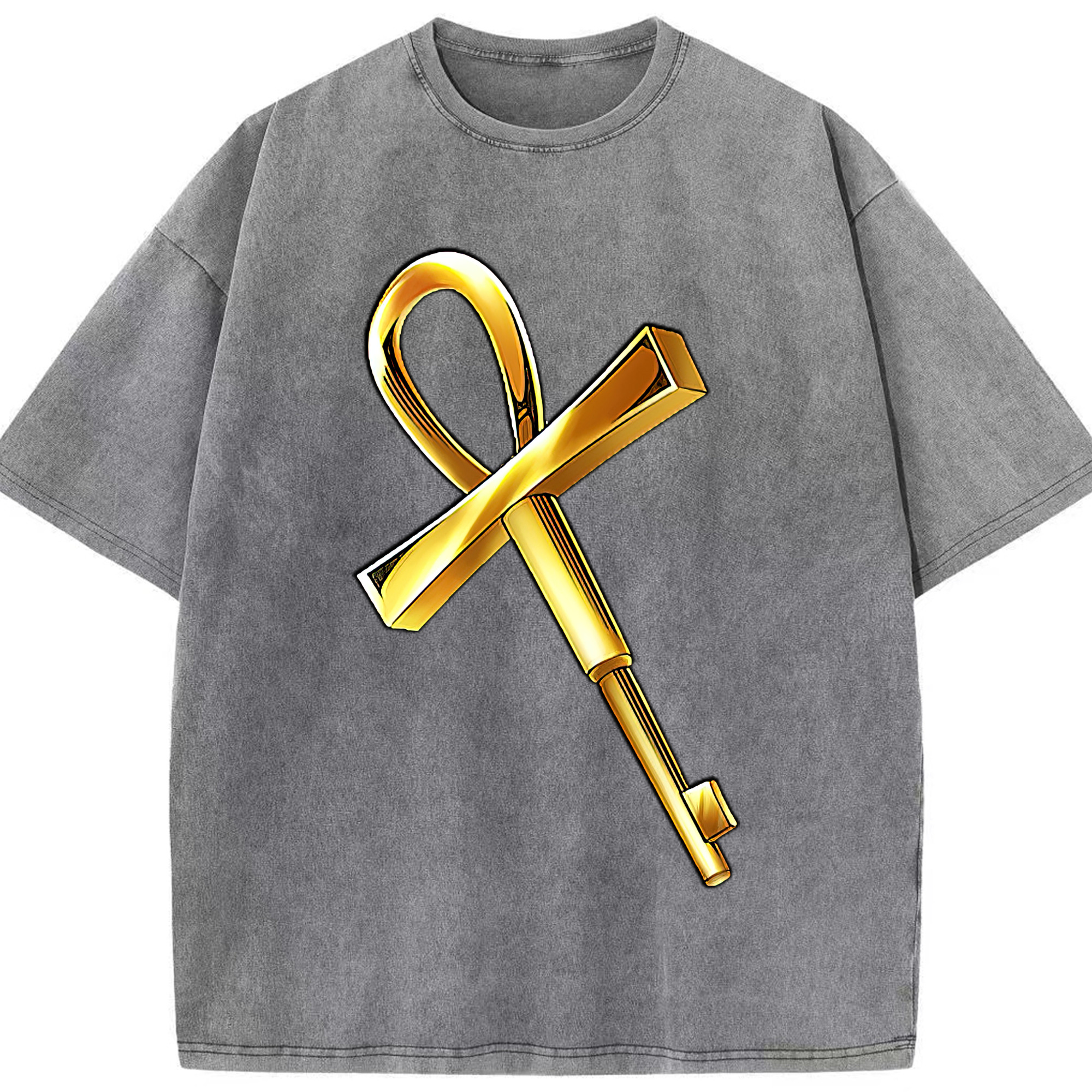 （画像用） 遊☆戯☆王 Yu-Gi-Oh! 綿100% ヴィンテージ風 半袖Tシャツ（フロントプリント）