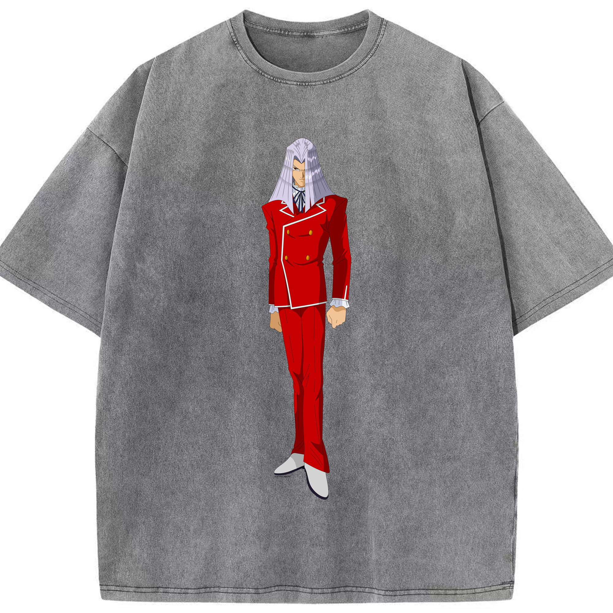 （画像用） 遊☆戯☆王 Yu-Gi-Oh! 綿100% ヴィンテージ風 半袖Tシャツ（フロントプリント）