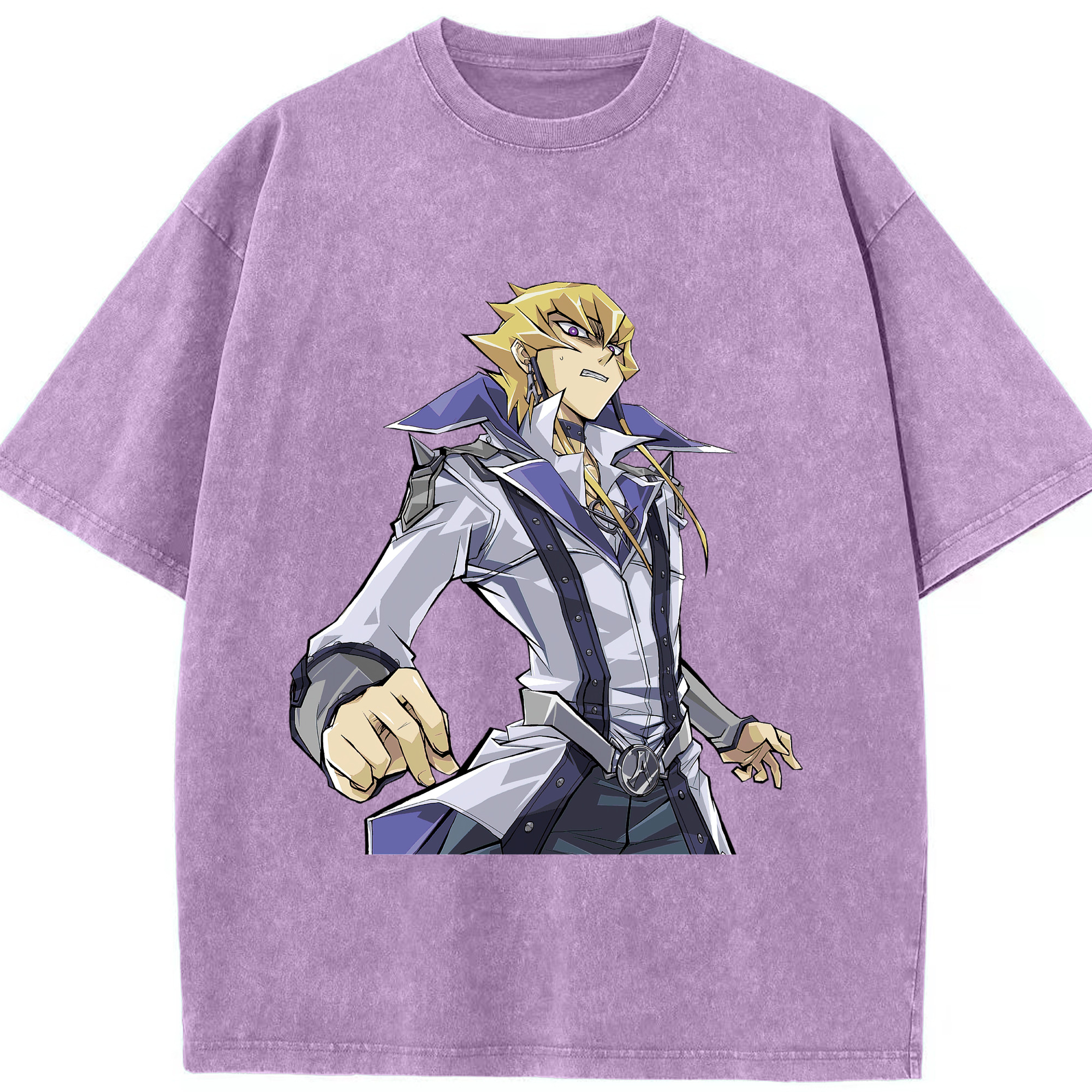 （画像用） 遊☆戯☆王 Yu-Gi-Oh! 綿100% ヴィンテージ風 半袖Tシャツ（フロントプリント）