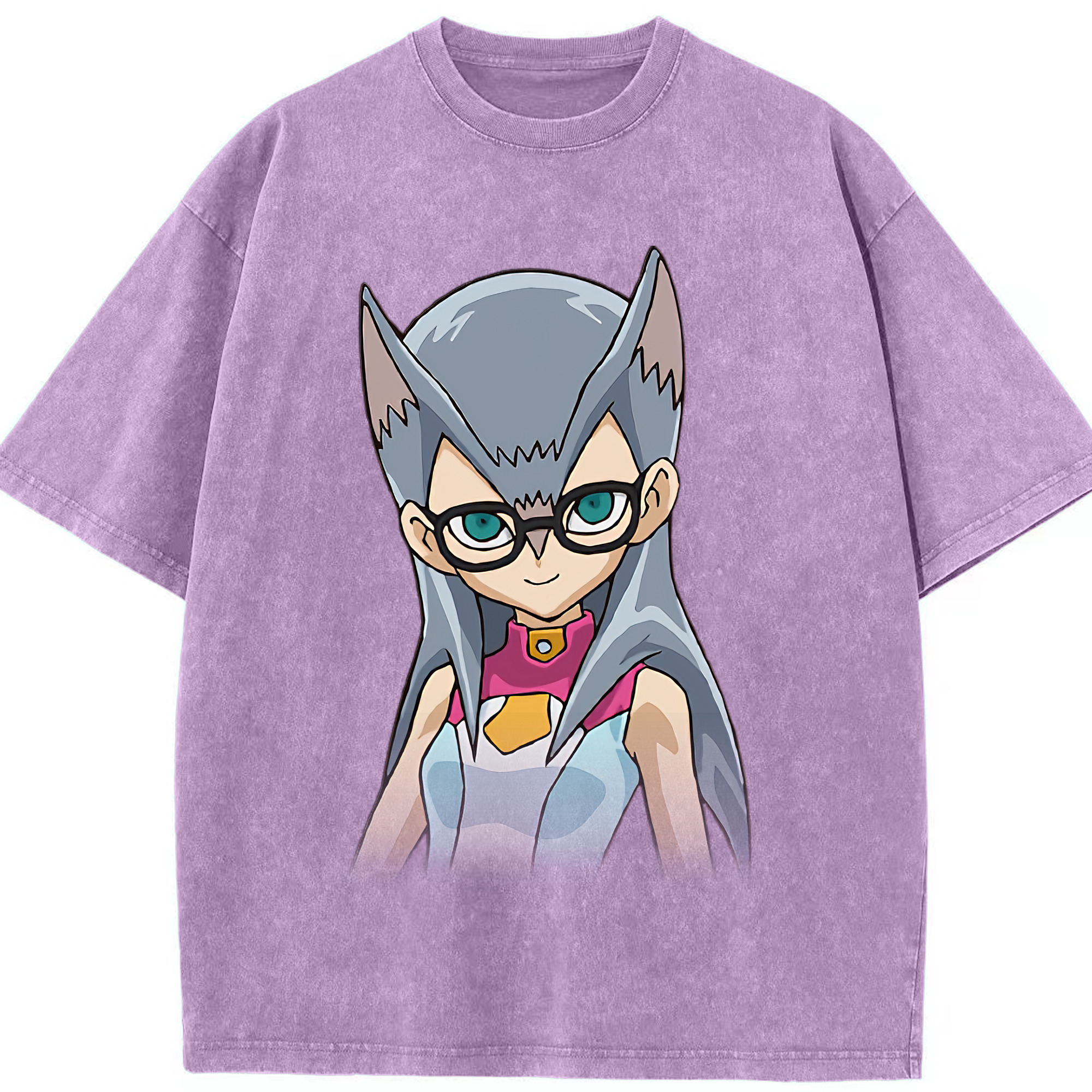 （画像用） 遊☆戯☆王 Yu-Gi-Oh! 綿100% ヴィンテージ風 半袖Tシャツ（フロントプリント）