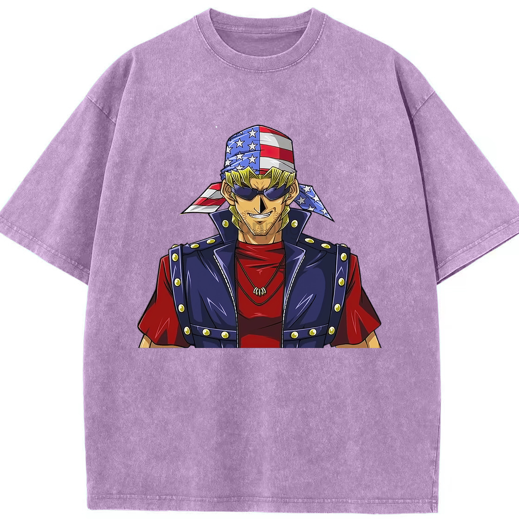 （画像用） 遊☆戯☆王 Yu-Gi-Oh! 綿100% ヴィンテージ風 半袖Tシャツ（フロントプリント）