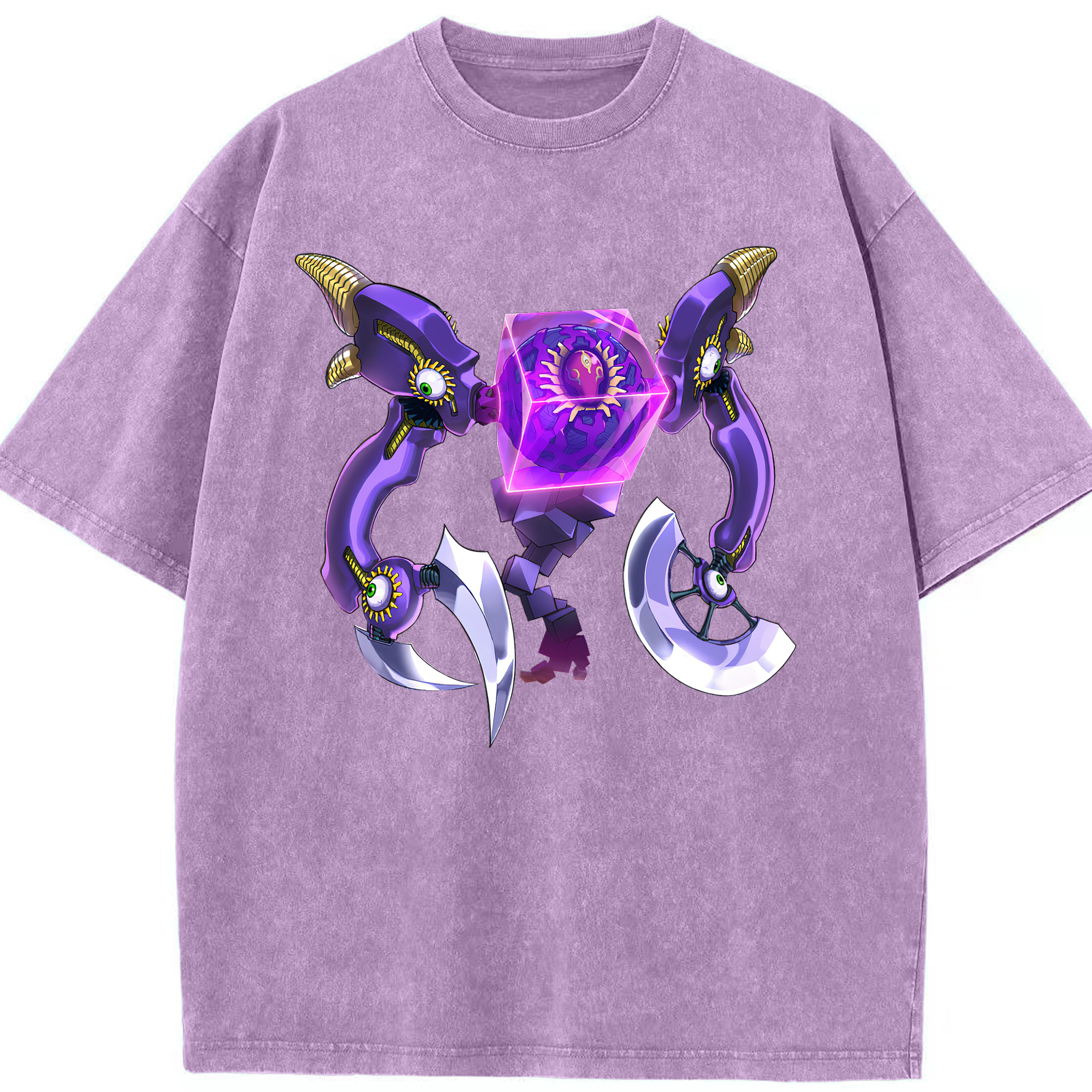 （画像用） 遊☆戯☆王 Yu-Gi-Oh! 綿100% ヴィンテージ風 半袖Tシャツ（フロントプリント）