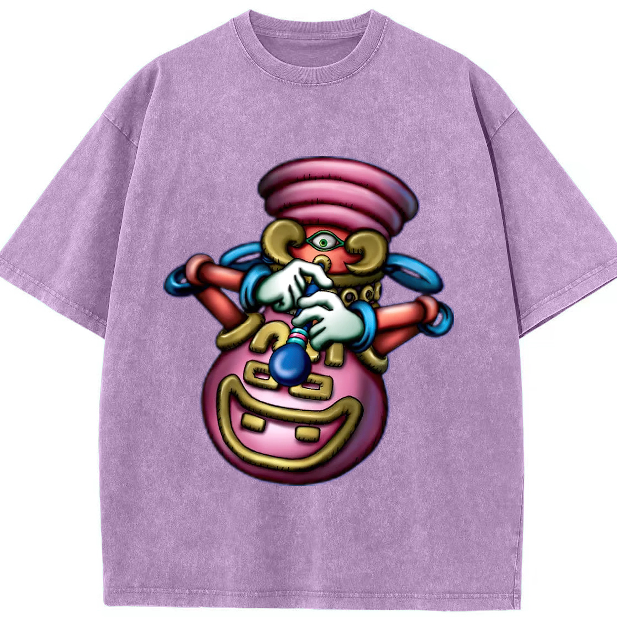 （画像用） 遊☆戯☆王 Yu-Gi-Oh! 綿100% ヴィンテージ風 半袖Tシャツ（フロントプリント）