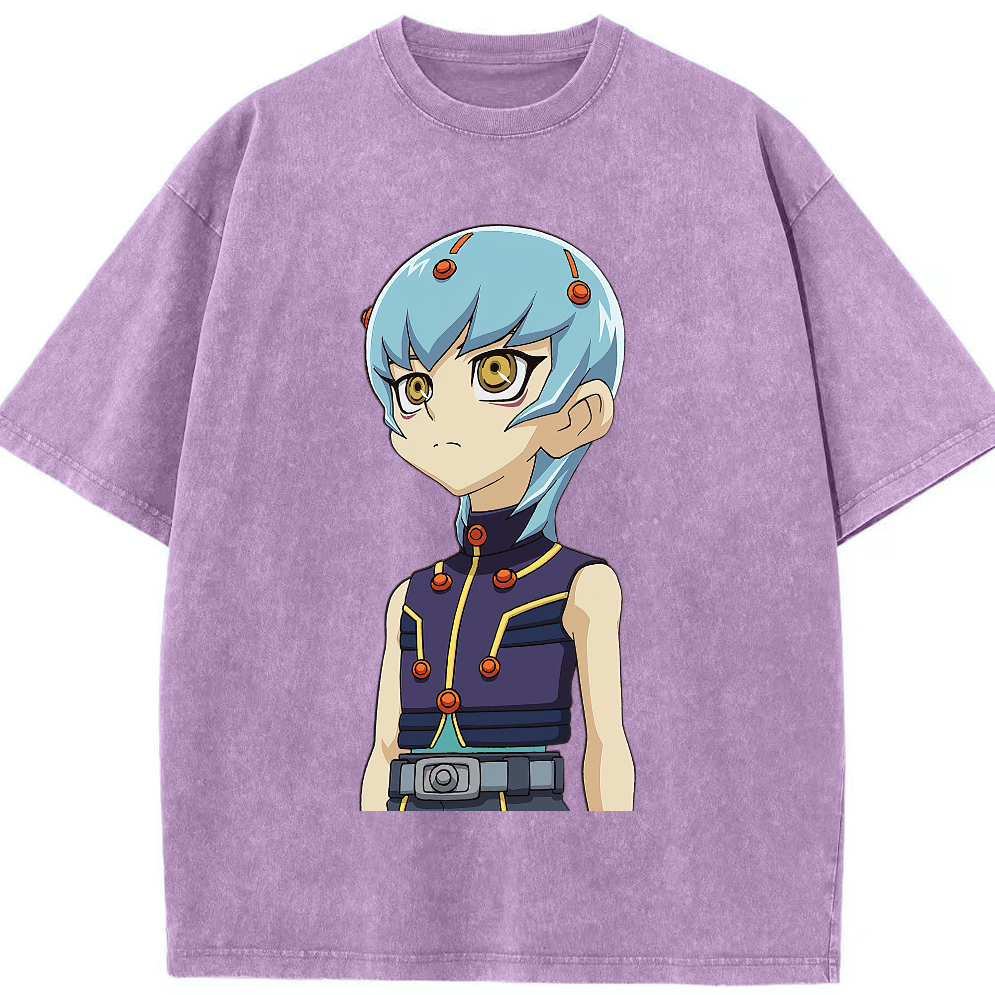 （画像用） 遊☆戯☆王 Yu-Gi-Oh! 綿100% ヴィンテージ風 半袖Tシャツ（フロントプリント）