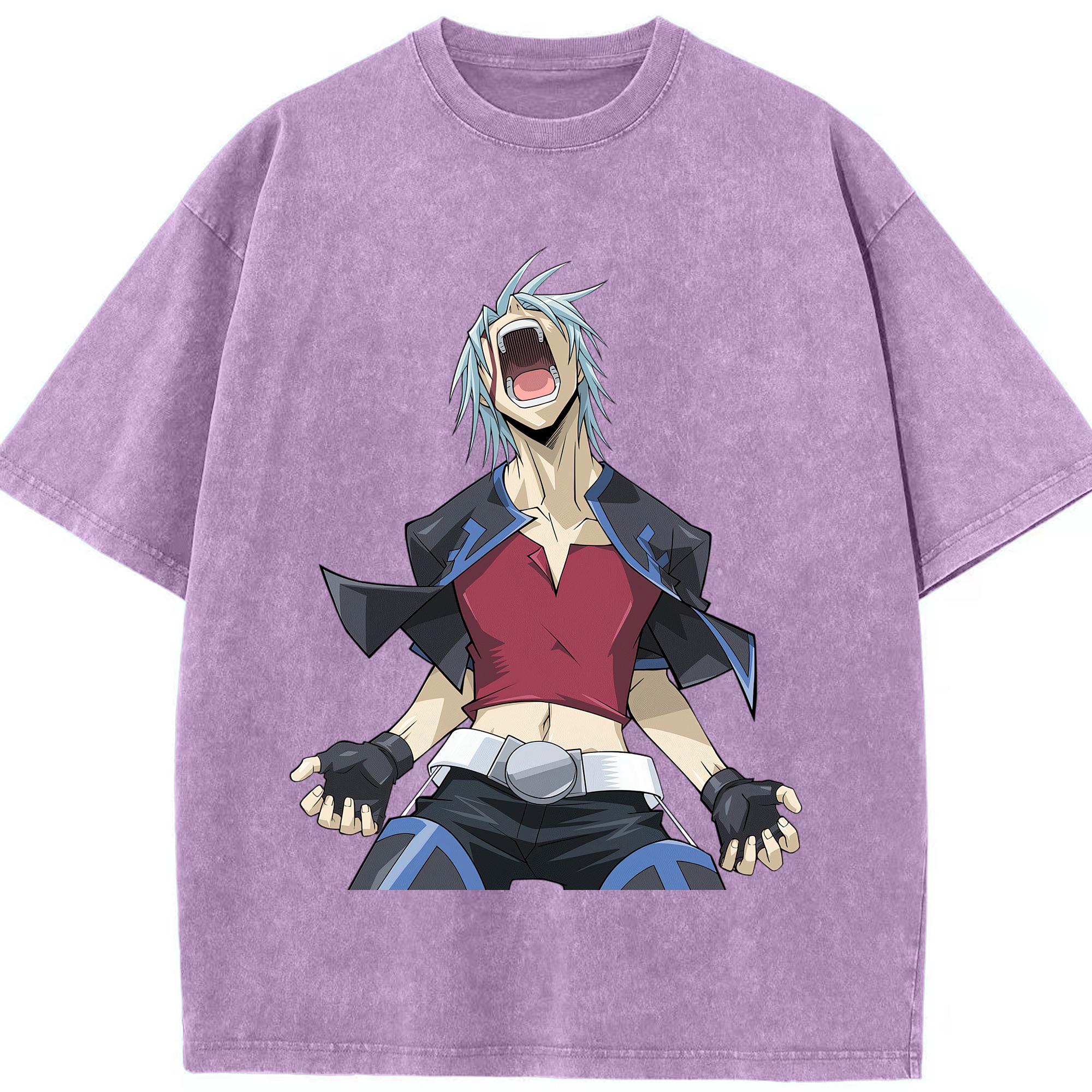 （画像用） 遊☆戯☆王 Yu-Gi-Oh! 綿100% ヴィンテージ風 半袖Tシャツ（フロントプリント）